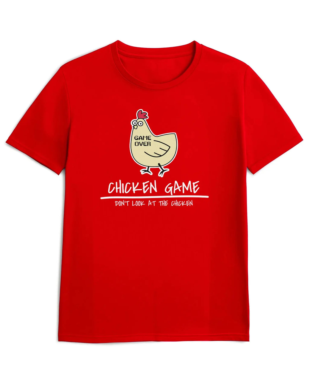 Camiseta de Manga Corta -  Gallina Gamer  - 100% Algodón Home & Living