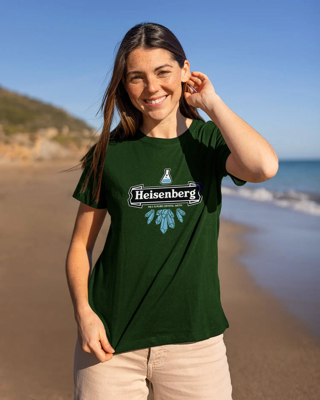 Camiseta de Manga Corta -  Heisenberg  - 100% Algodón Home & Living