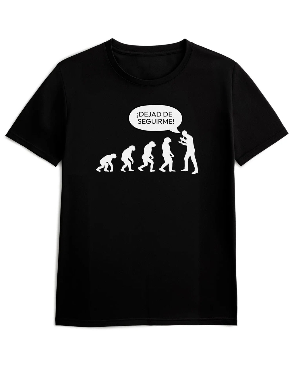 Camiseta de Manga Corta -  La Evolución Humana  - 100% Algodón Home & Living