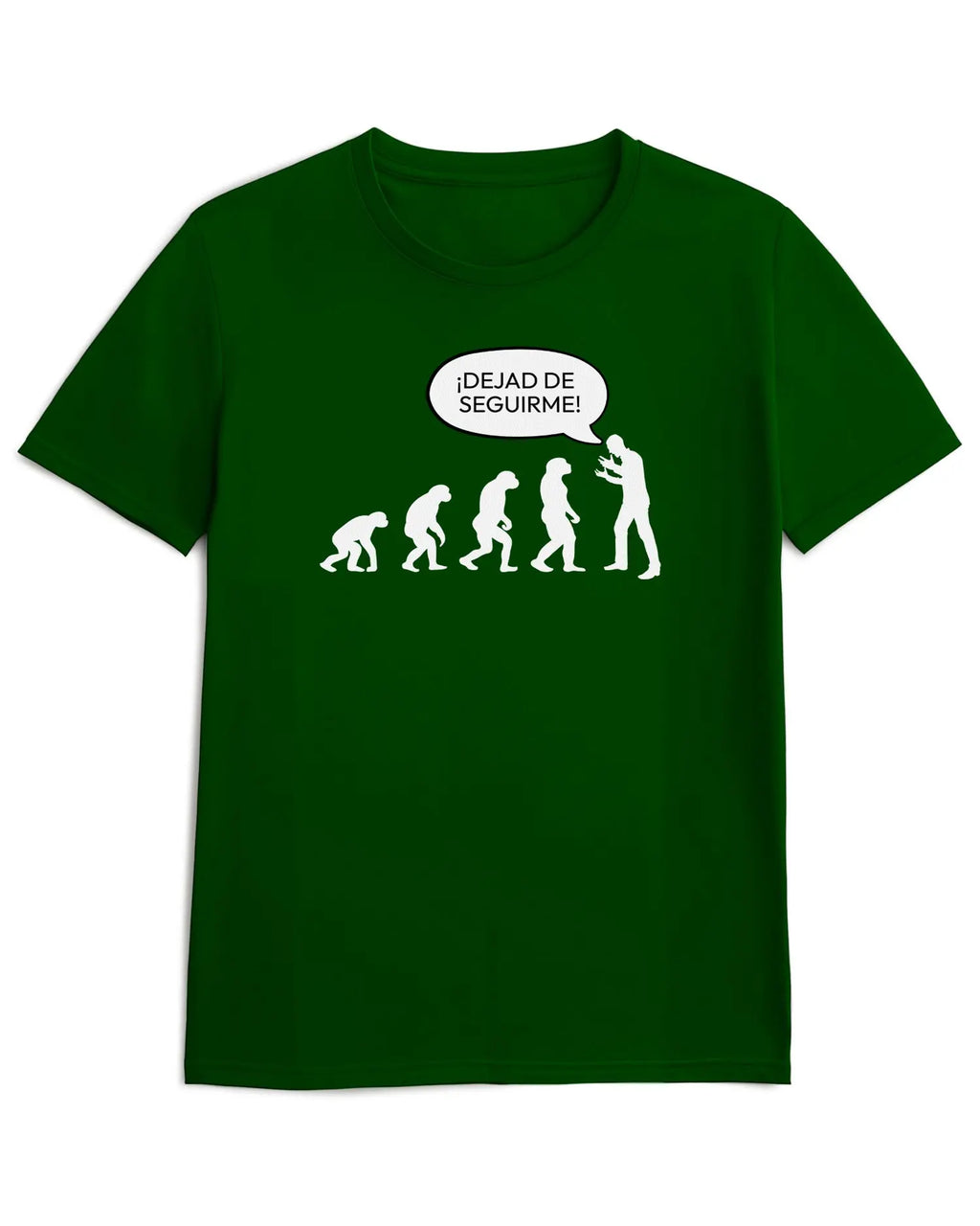 Camiseta de Manga Corta -  La Evolución Humana  - 100% Algodón Home & Living