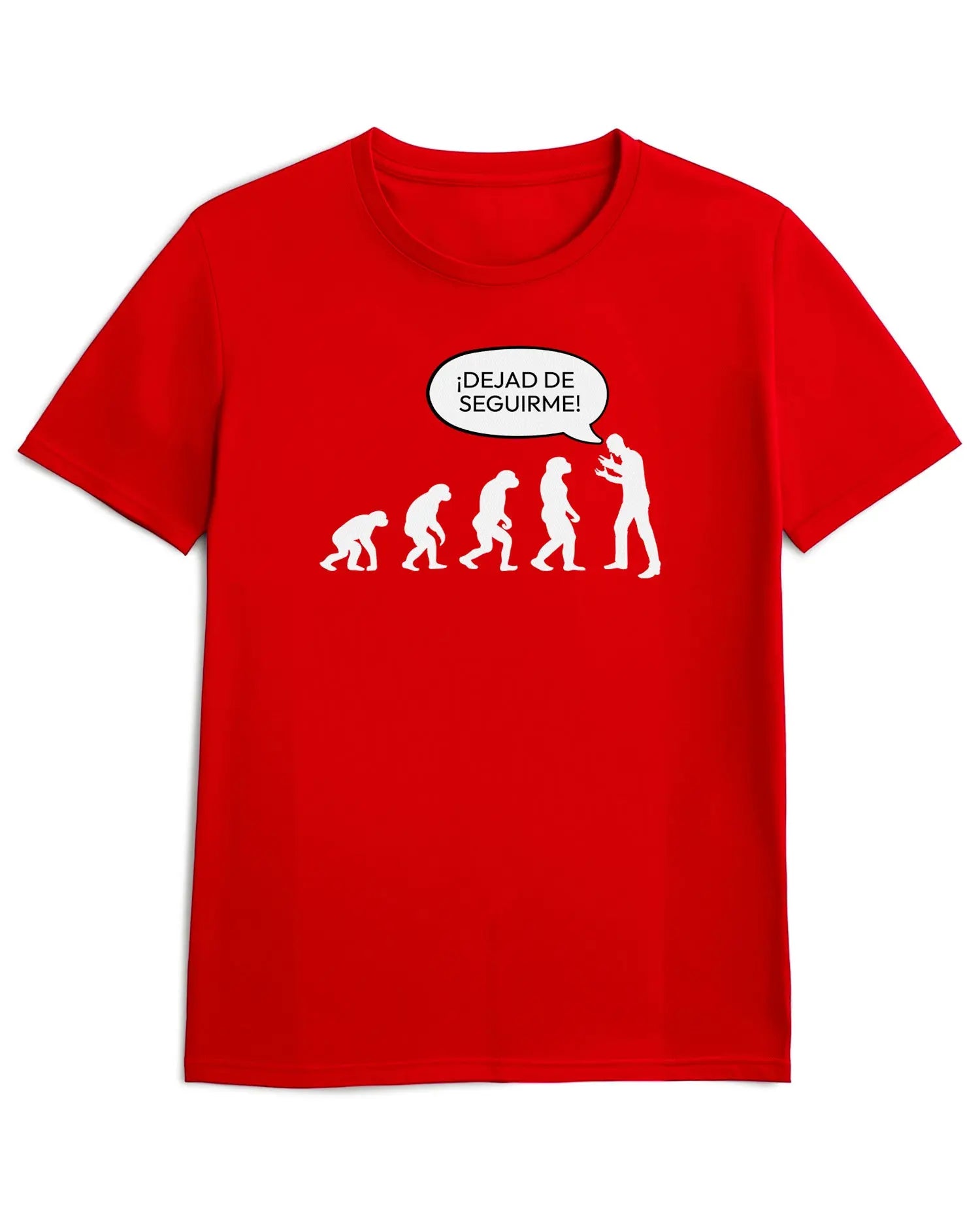 Camiseta de Manga Corta -  La Evolución Humana  - 100% Algodón Home & Living