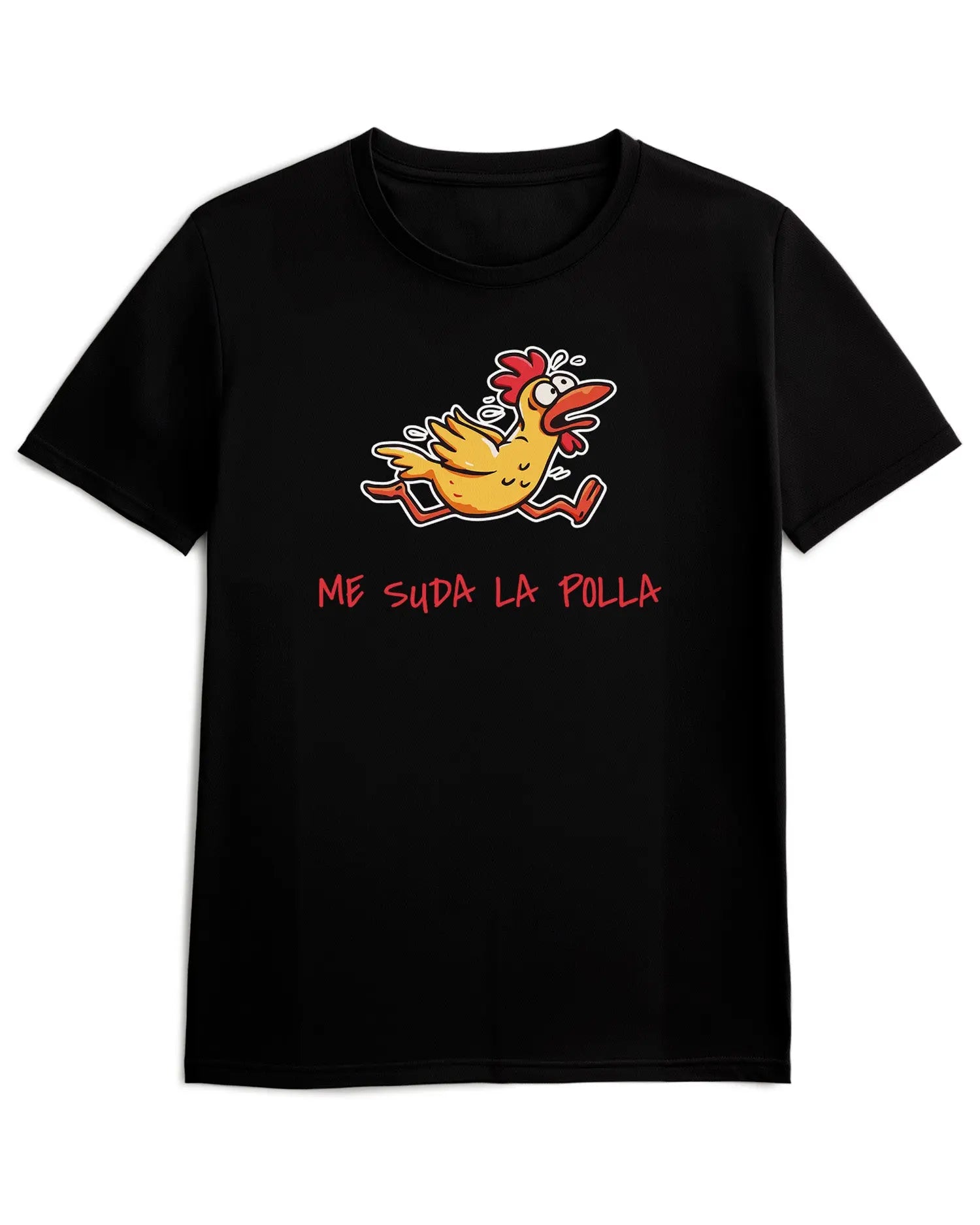 Camiseta de Manga Corta -  Me Suda la Polla - 100% Algodón Home & Living