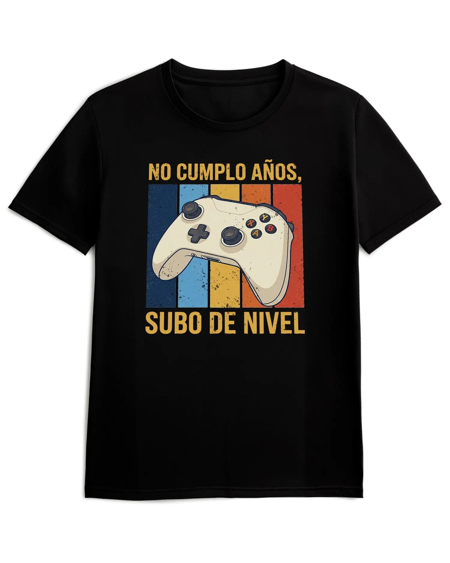 Camiseta de Manga Corta -  No Cumplo Años Subo de Nivel  - 100% Algodón Home & Living