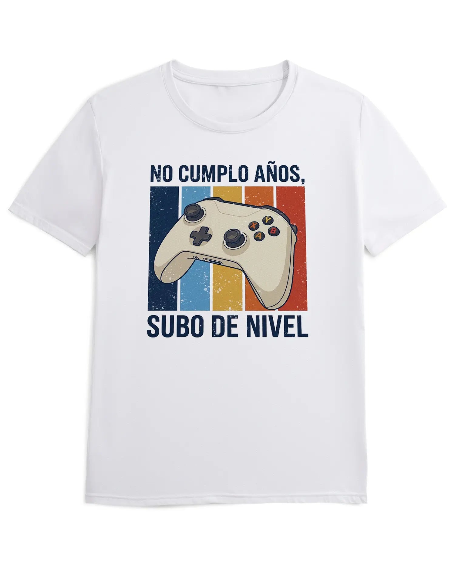 Camiseta de Manga Corta -  No Cumplo Años Subo de Nivel  - 100% Algodón Home & Living