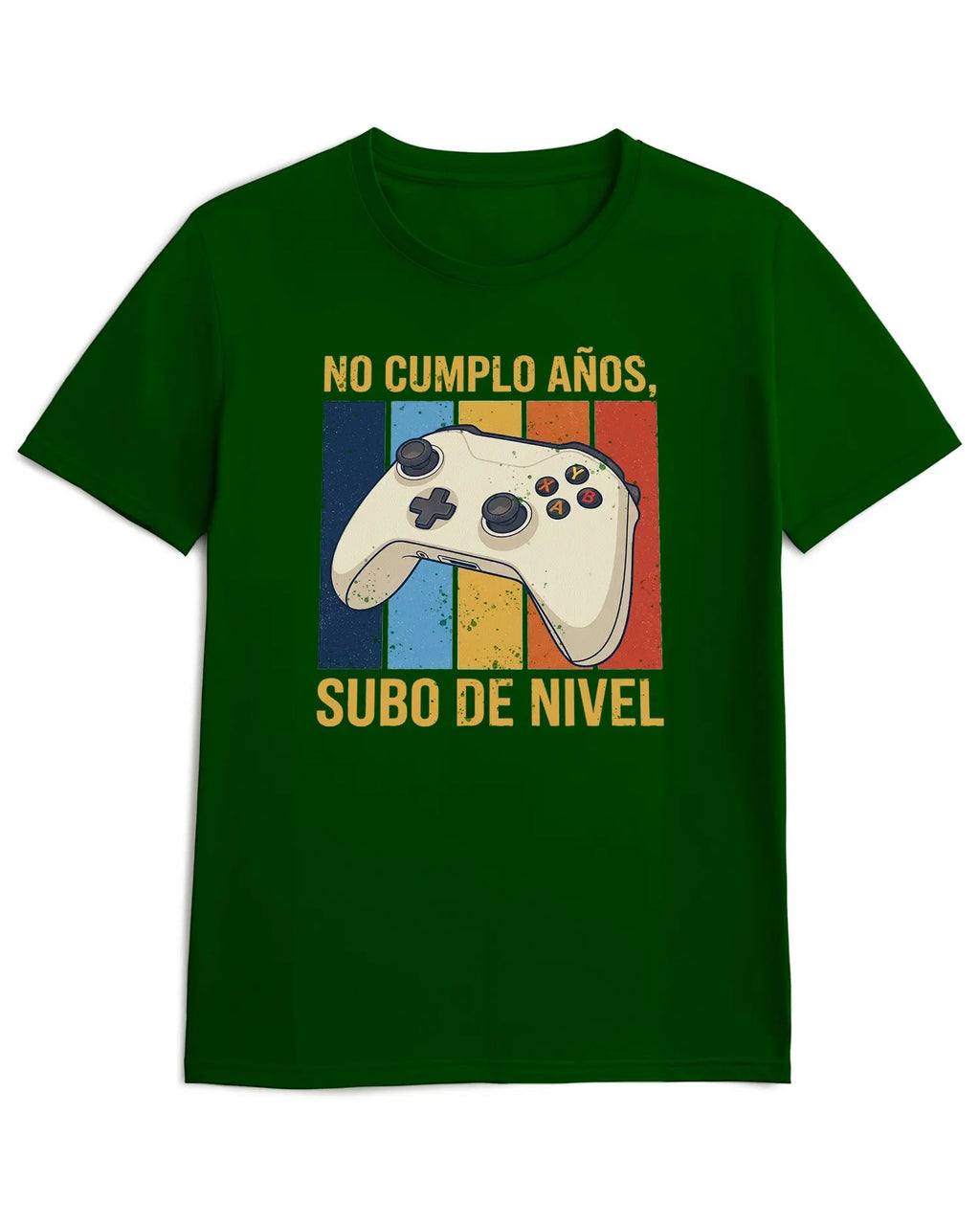 Camiseta de Manga Corta -  No Cumplo Años Subo de Nivel  - 100% Algodón Home & Living