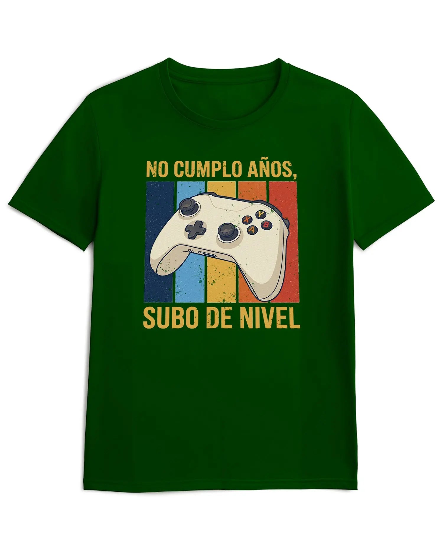 Camiseta de Manga Corta -  No Cumplo Años Subo de Nivel  - 100% Algodón Home & Living