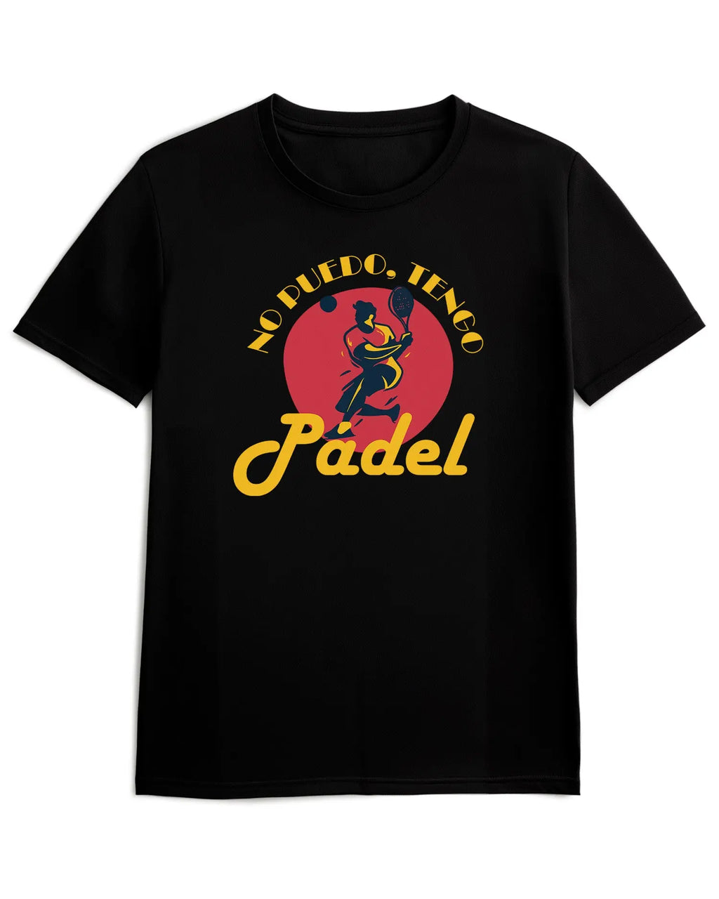 Camiseta de Manga Corta -  No Puedo tengo Pádel  - 100% Algodón Home & Living