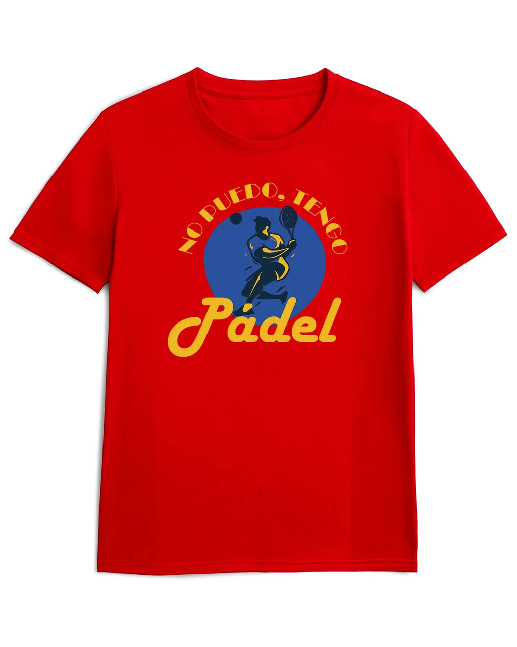 Camiseta de Manga Corta -  No Puedo tengo Pádel  - 100% Algodón Home & Living