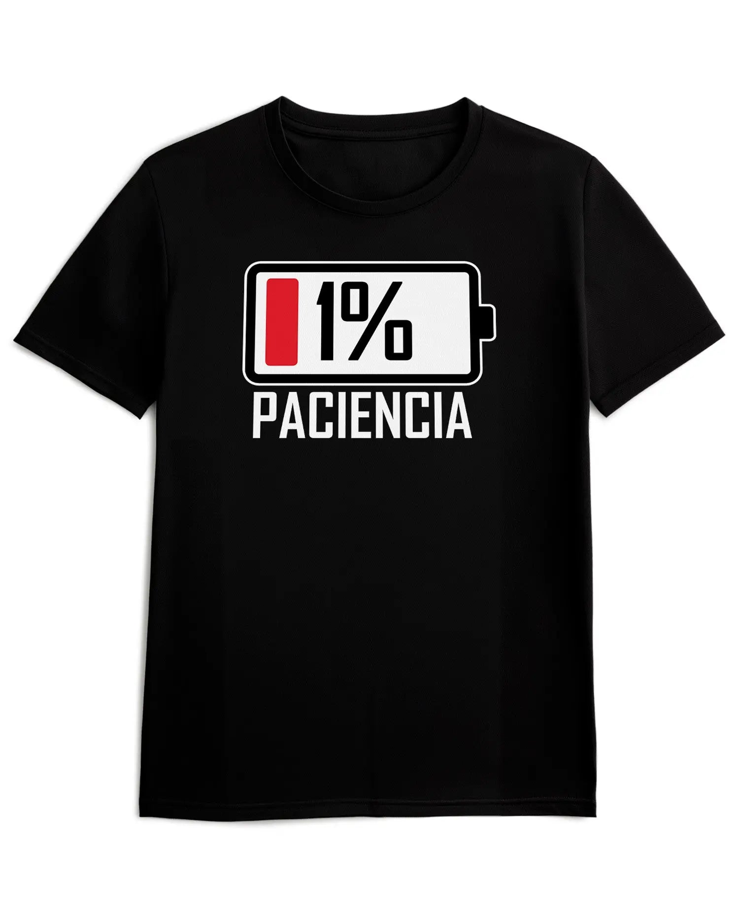 Camiseta de Manga Corta -  Paciencia Cero  - 100% Algodón Home & Living