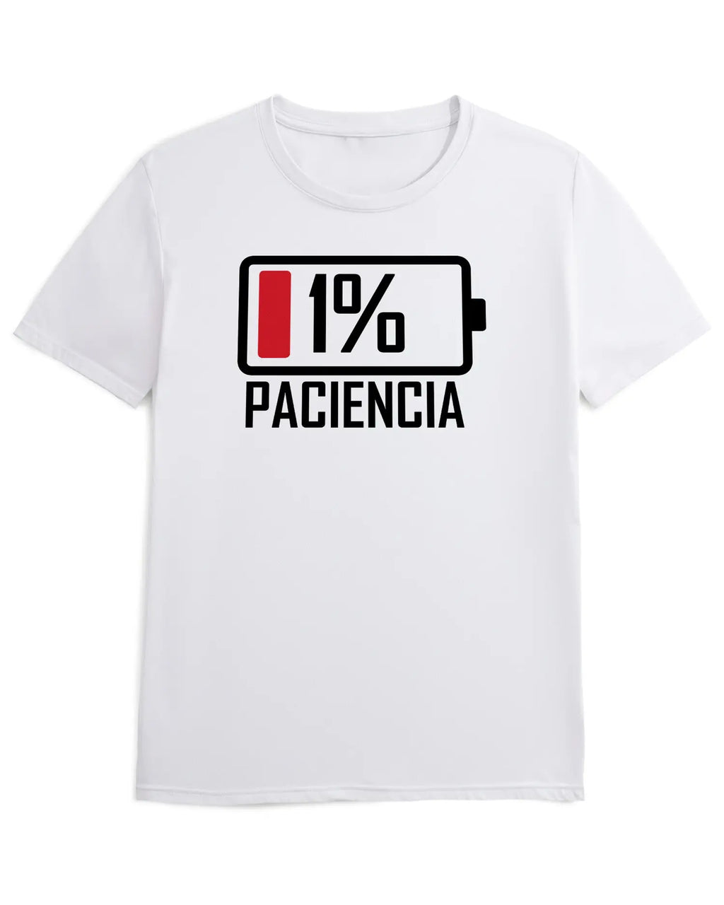 Camiseta de Manga Corta -  Paciencia Cero  - 100% Algodón Home & Living