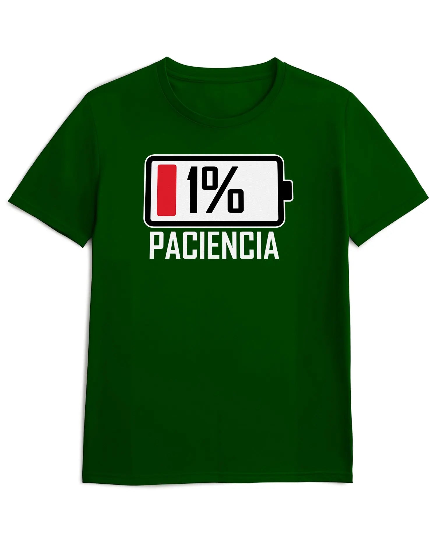 Camiseta de Manga Corta -  Paciencia Cero  - 100% Algodón Home & Living
