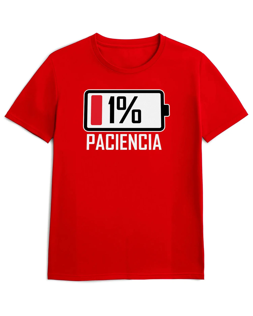 Camiseta de Manga Corta -  Paciencia Cero  - 100% Algodón Home & Living