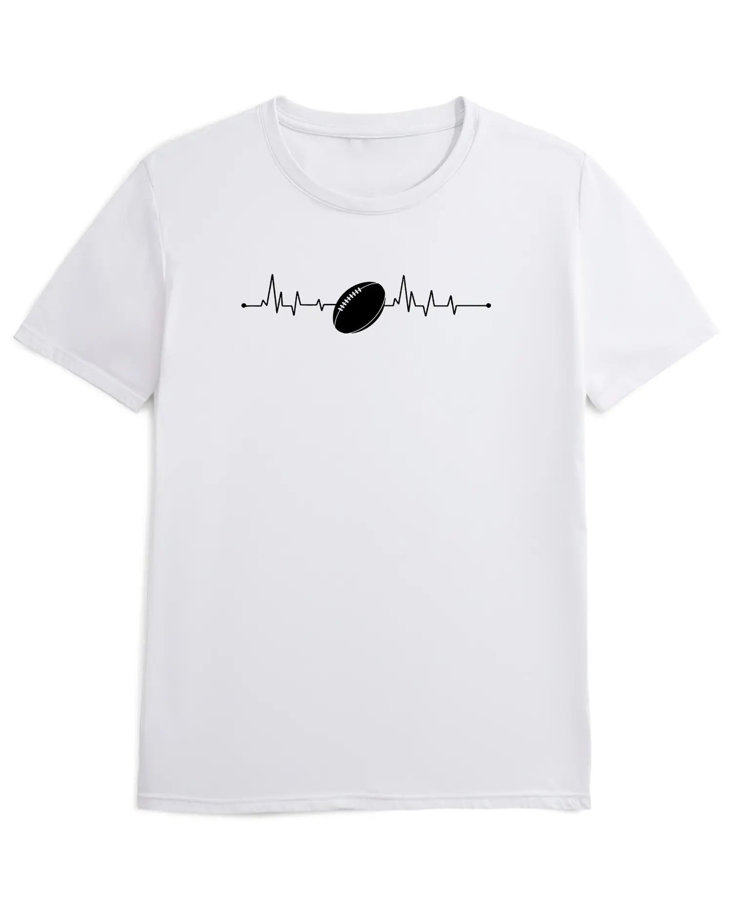 Camiseta de Manga Corta -  Pulso de Rugby  - 100% Algodón Home & Living