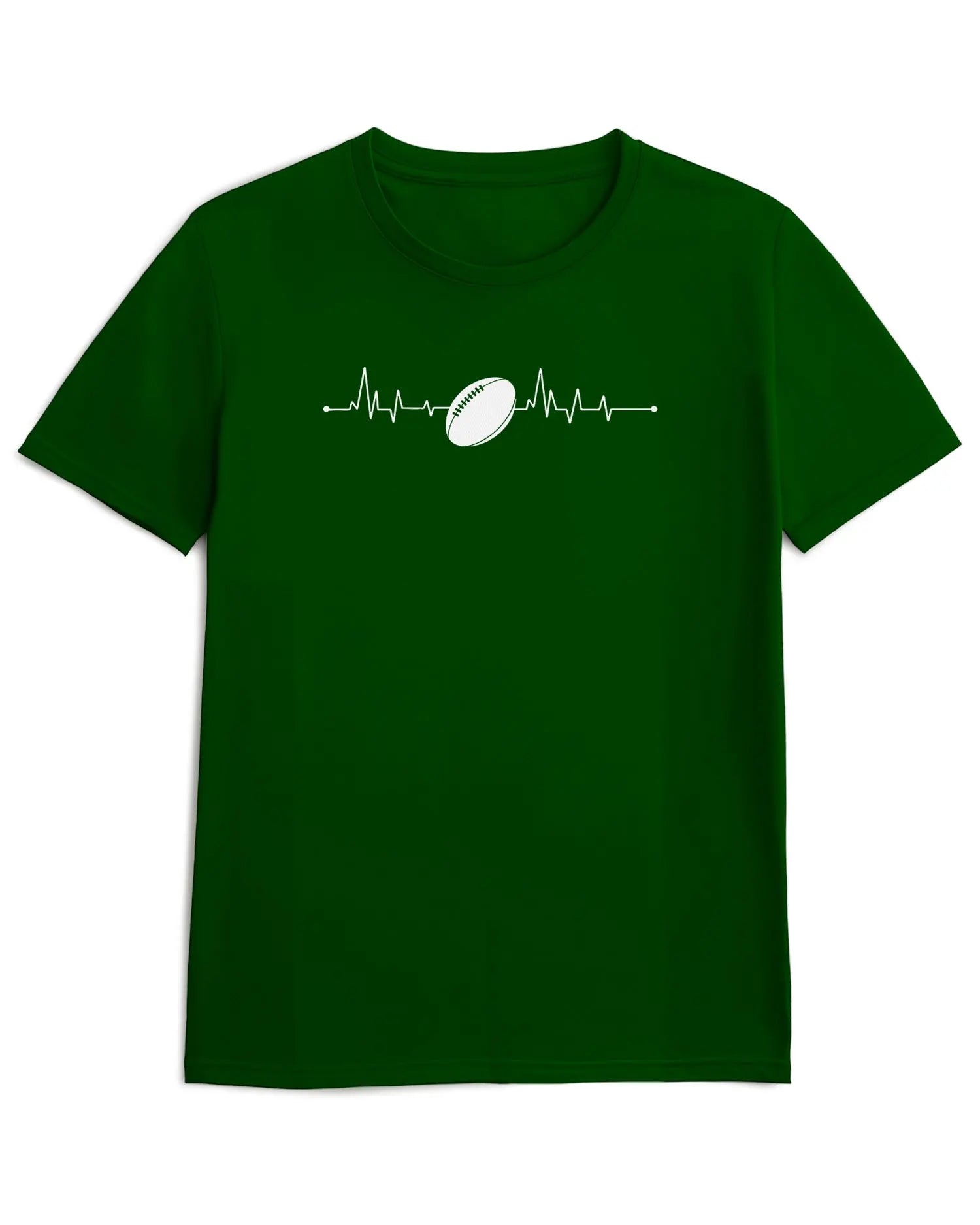 Camiseta de Manga Corta -  Pulso de Rugby  - 100% Algodón Home & Living