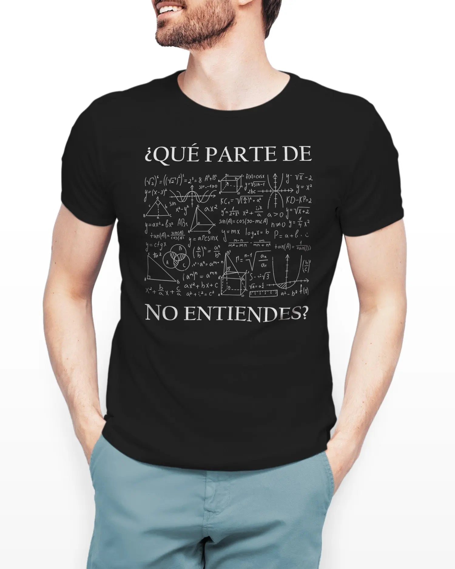Camiseta de Manga Corta -  Que Partes de no Entiendes  - 100% Algodón Home & Living