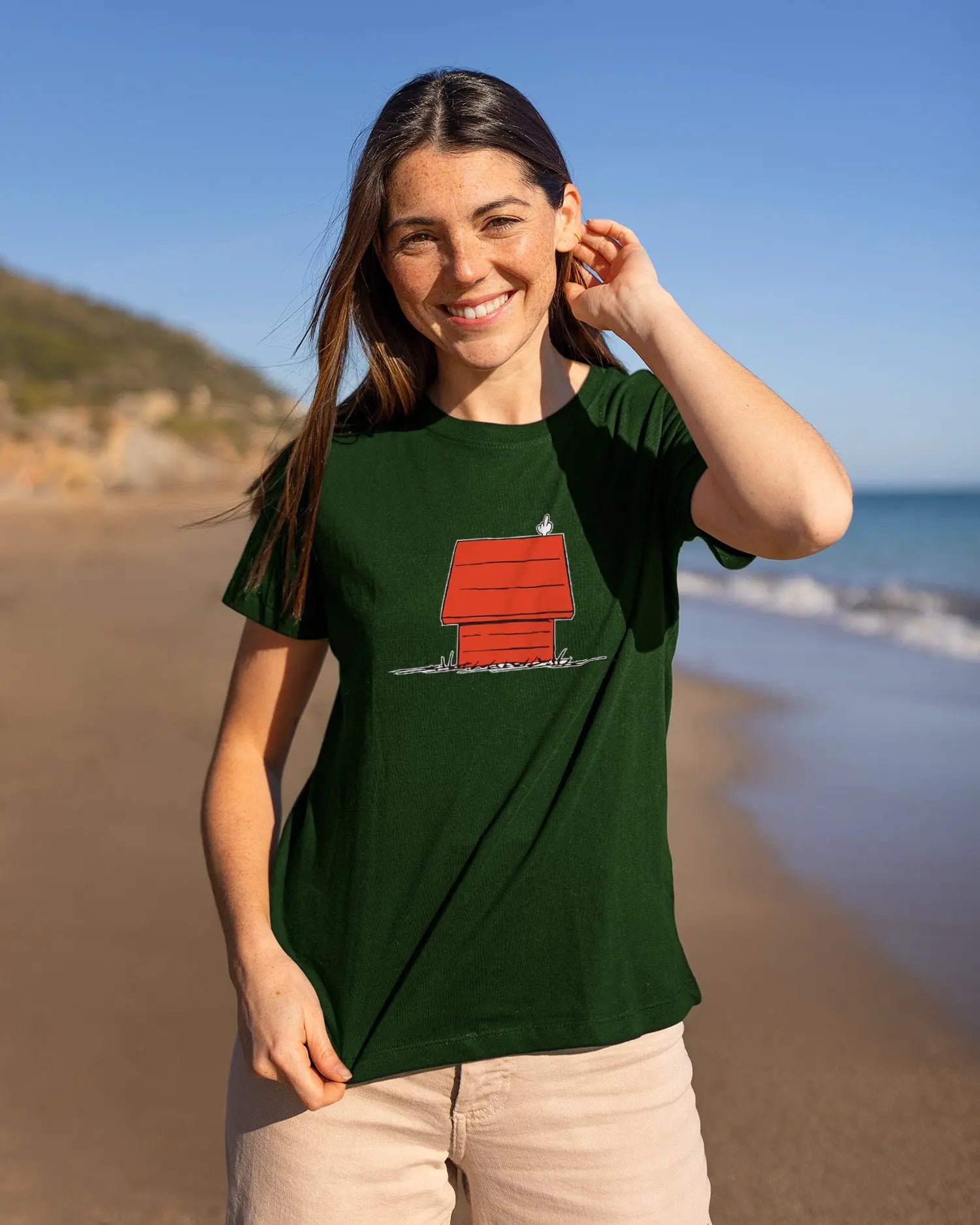 Camiseta de Manga Corta -  Red House  - 100% Algodón Home & Living