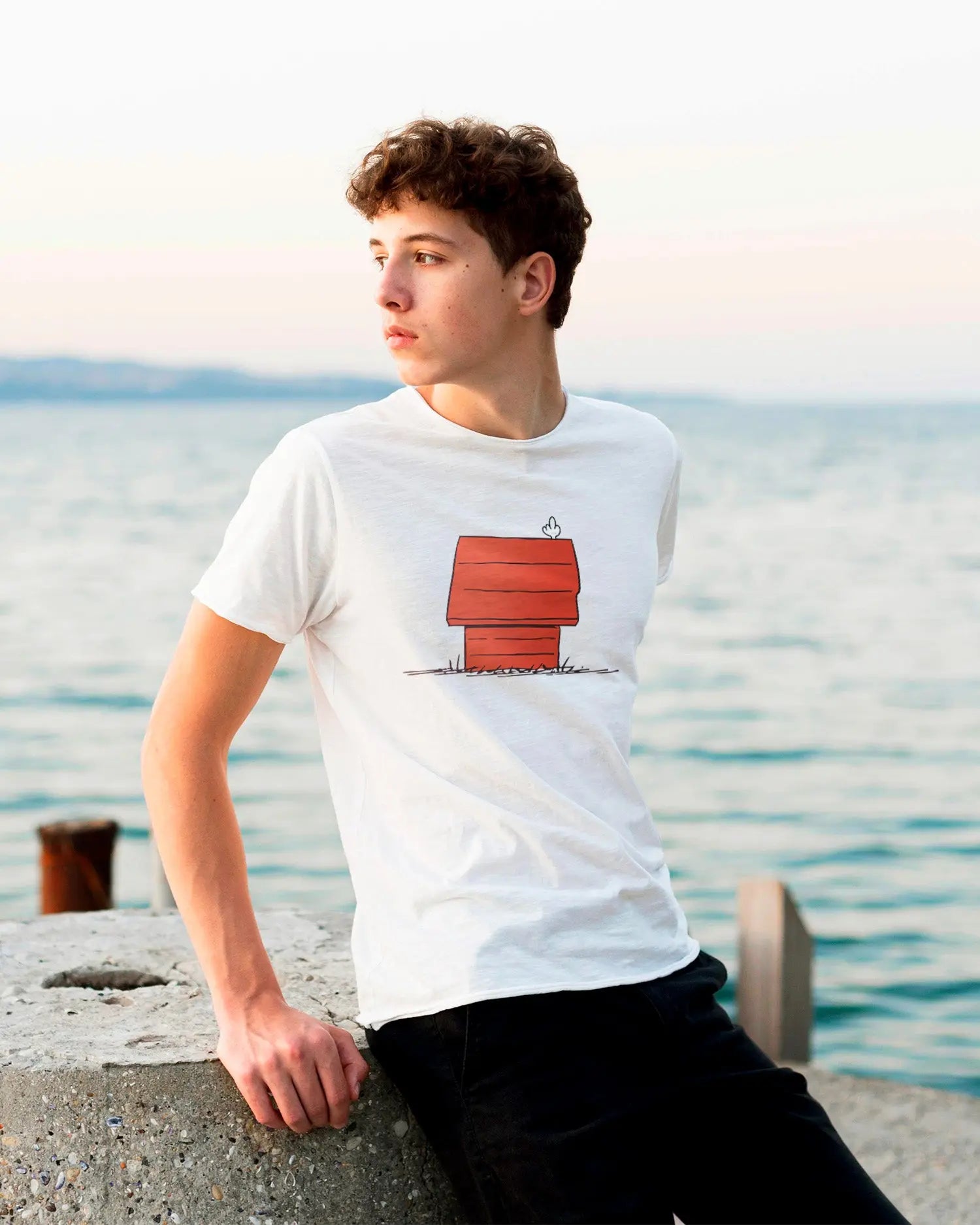 Camiseta de Manga Corta -  Red House  - 100% Algodón Home & Living