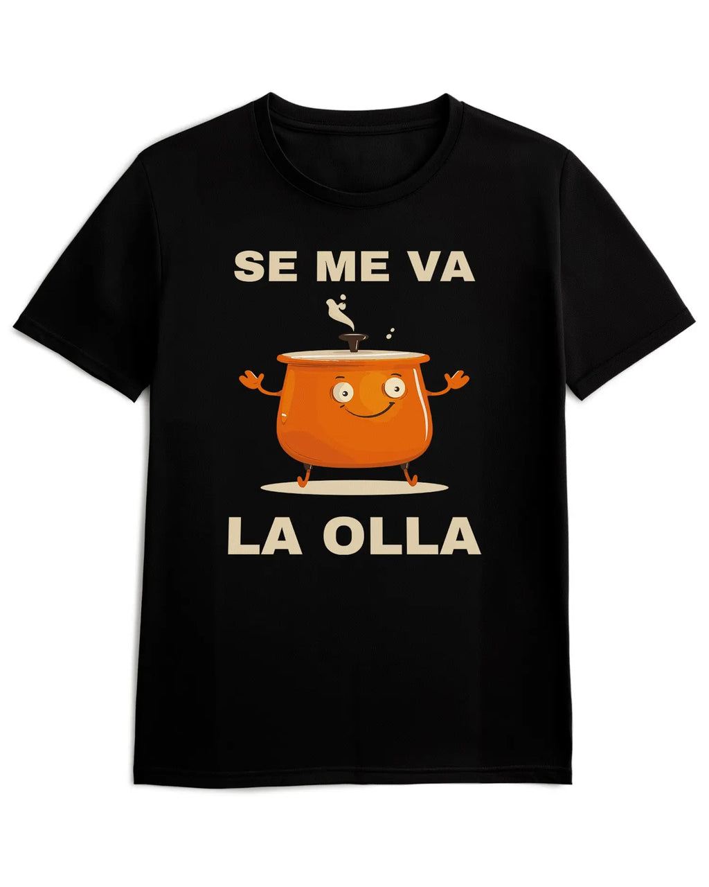 Camiseta de Manga Corta -  Se me Va la Olla  - 100% Algodón Home & Living