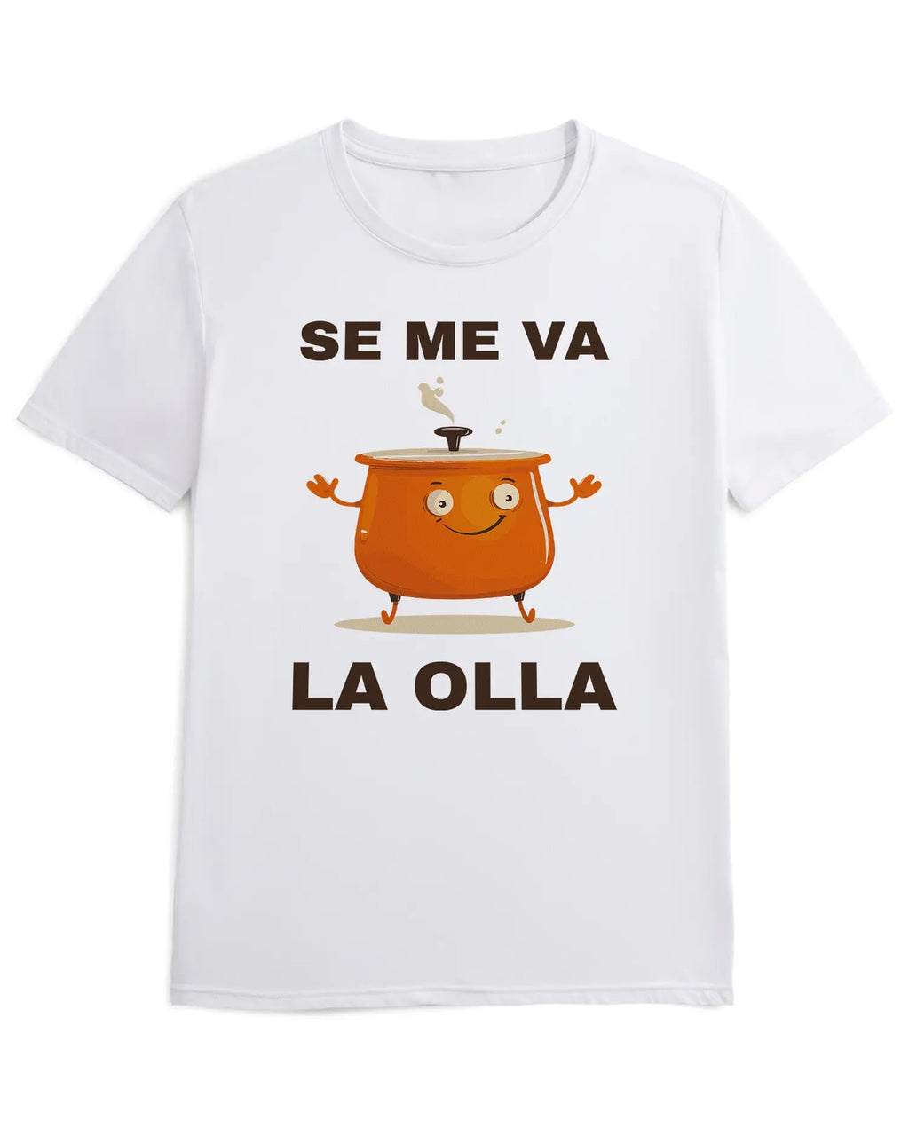 Camiseta de Manga Corta -  Se me Va la Olla  - 100% Algodón Home & Living