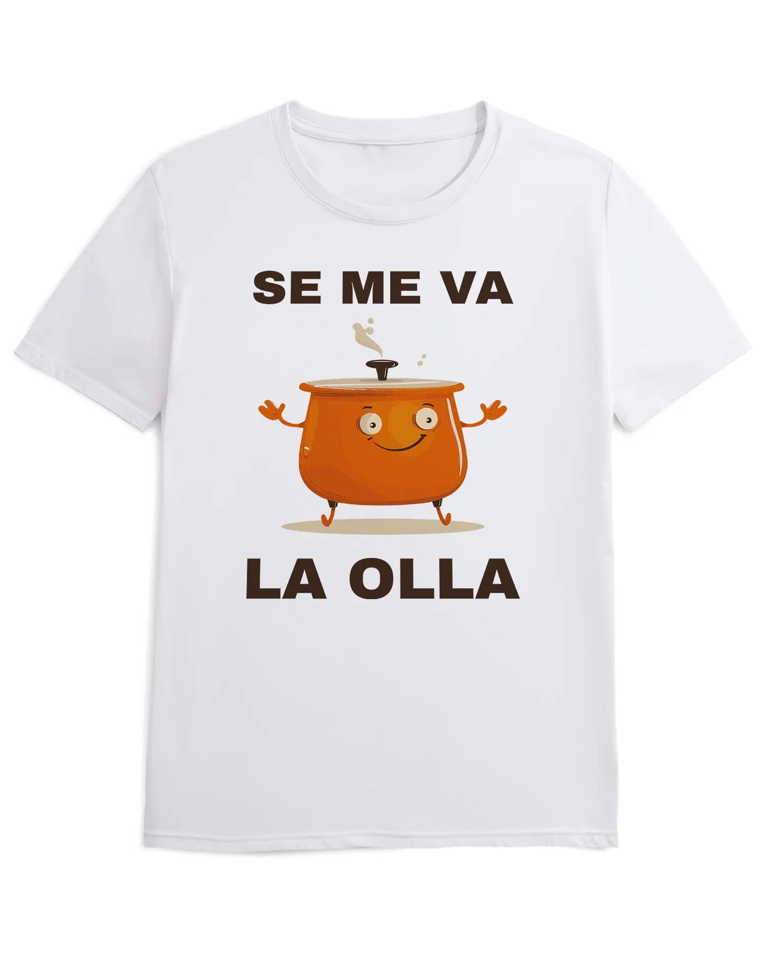 Camiseta de Manga Corta -  Se me Va la Olla  - 100% Algodón Home & Living