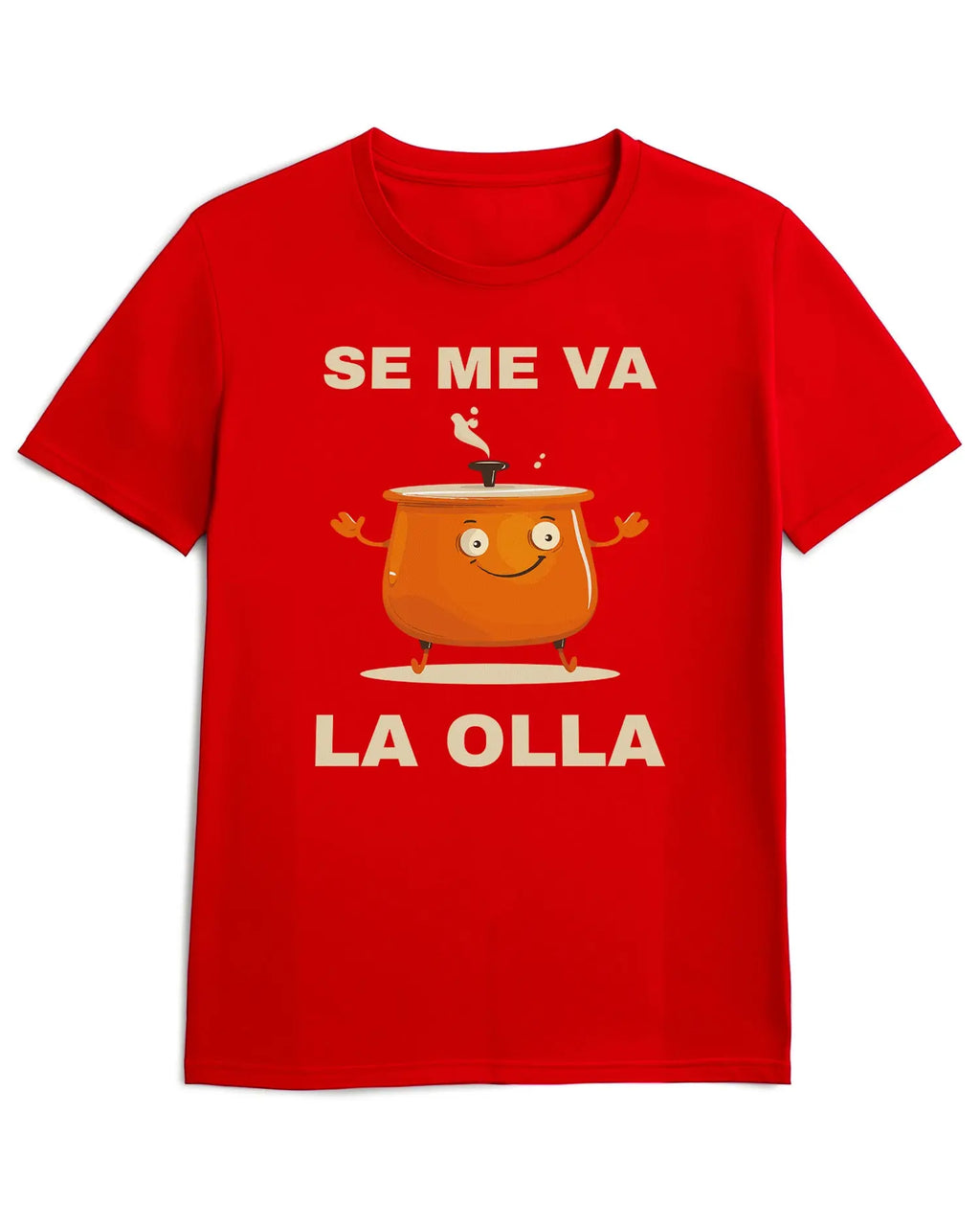 Camiseta de Manga Corta -  Se me Va la Olla  - 100% Algodón Home & Living