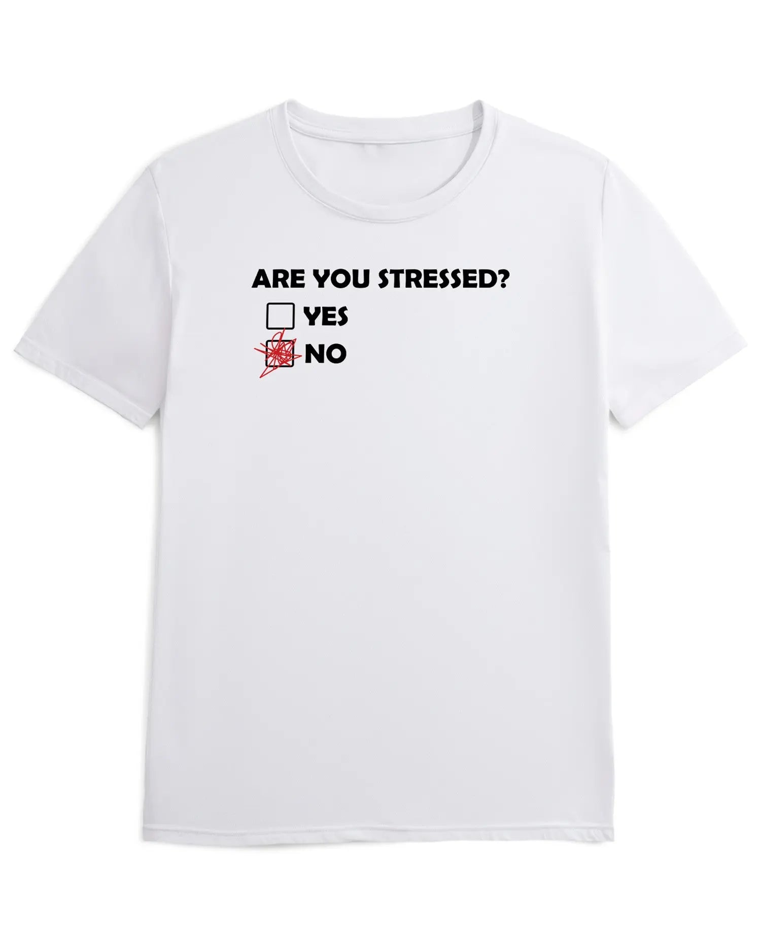 Camiseta de Manga Corta -  ¿Are you Stressed?  - 100% Algodón Home & Living