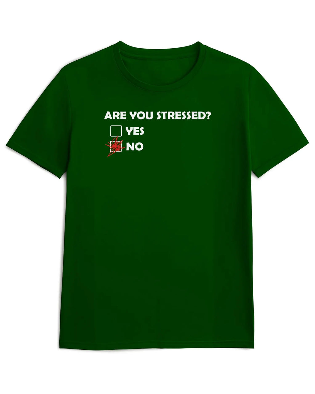 Camiseta de Manga Corta -  ¿Are you Stressed?  - 100% Algodón Home & Living