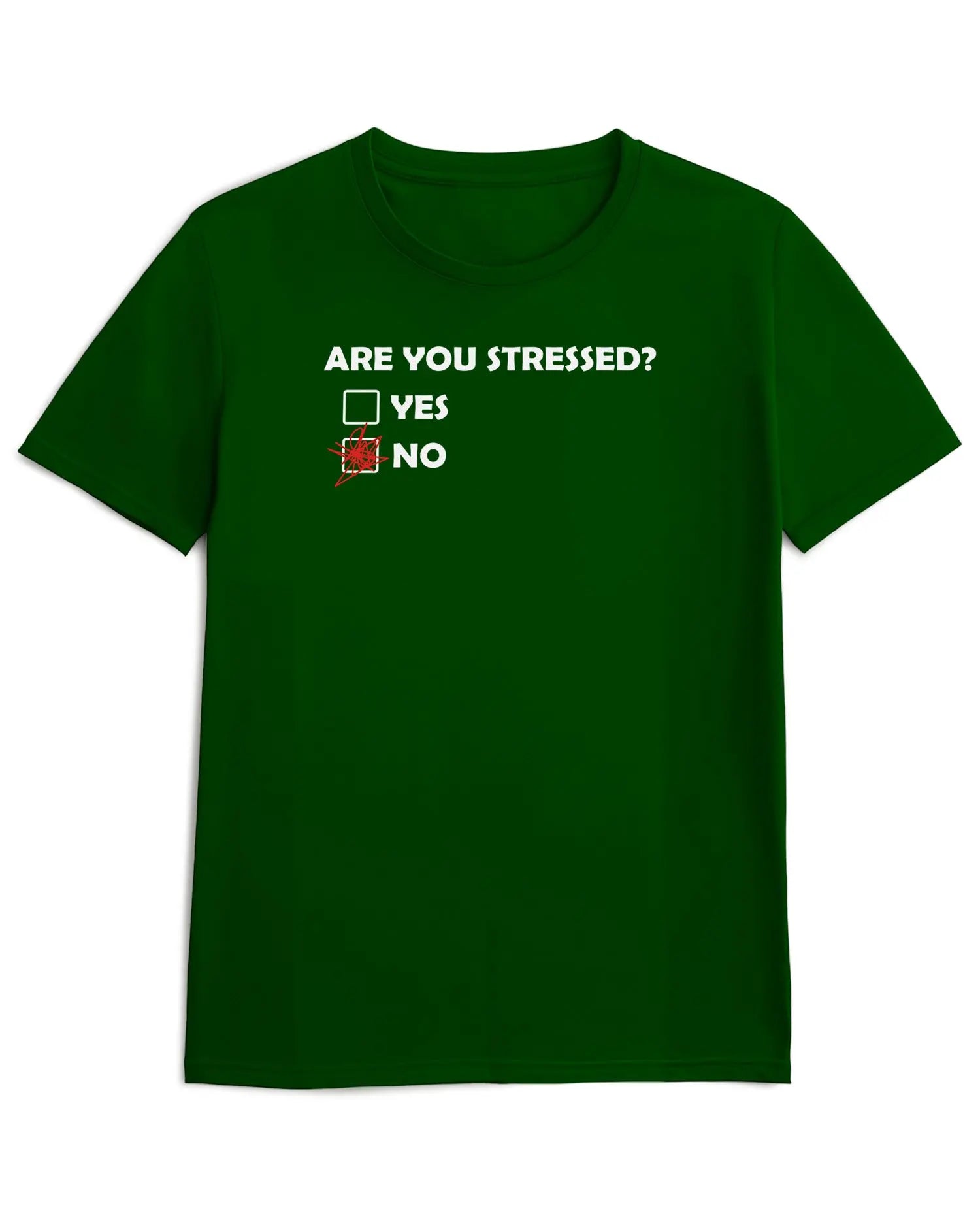Camiseta de Manga Corta -  ¿Are you Stressed?  - 100% Algodón Home & Living