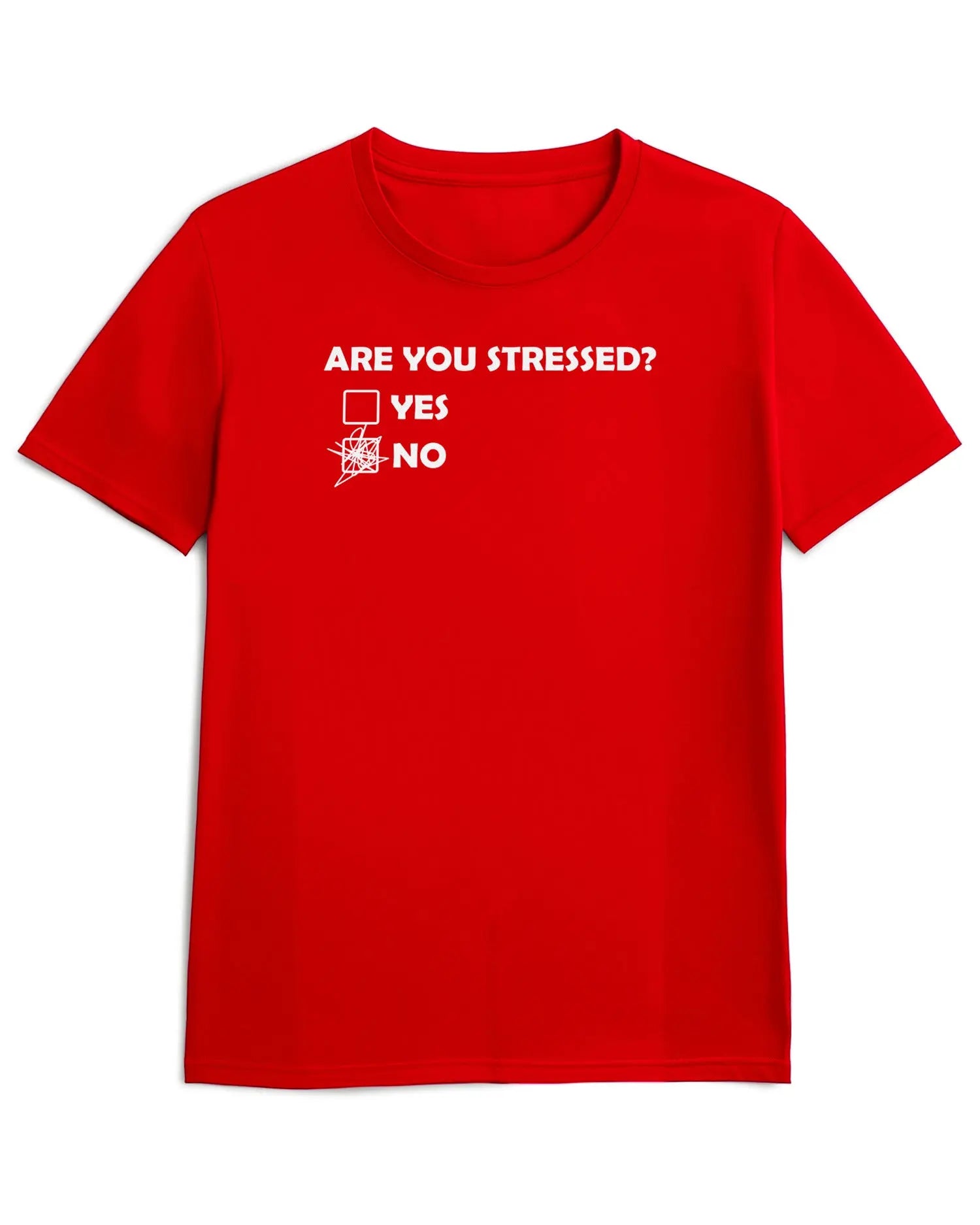 Camiseta de Manga Corta -  ¿Are you Stressed?  - 100% Algodón Home & Living