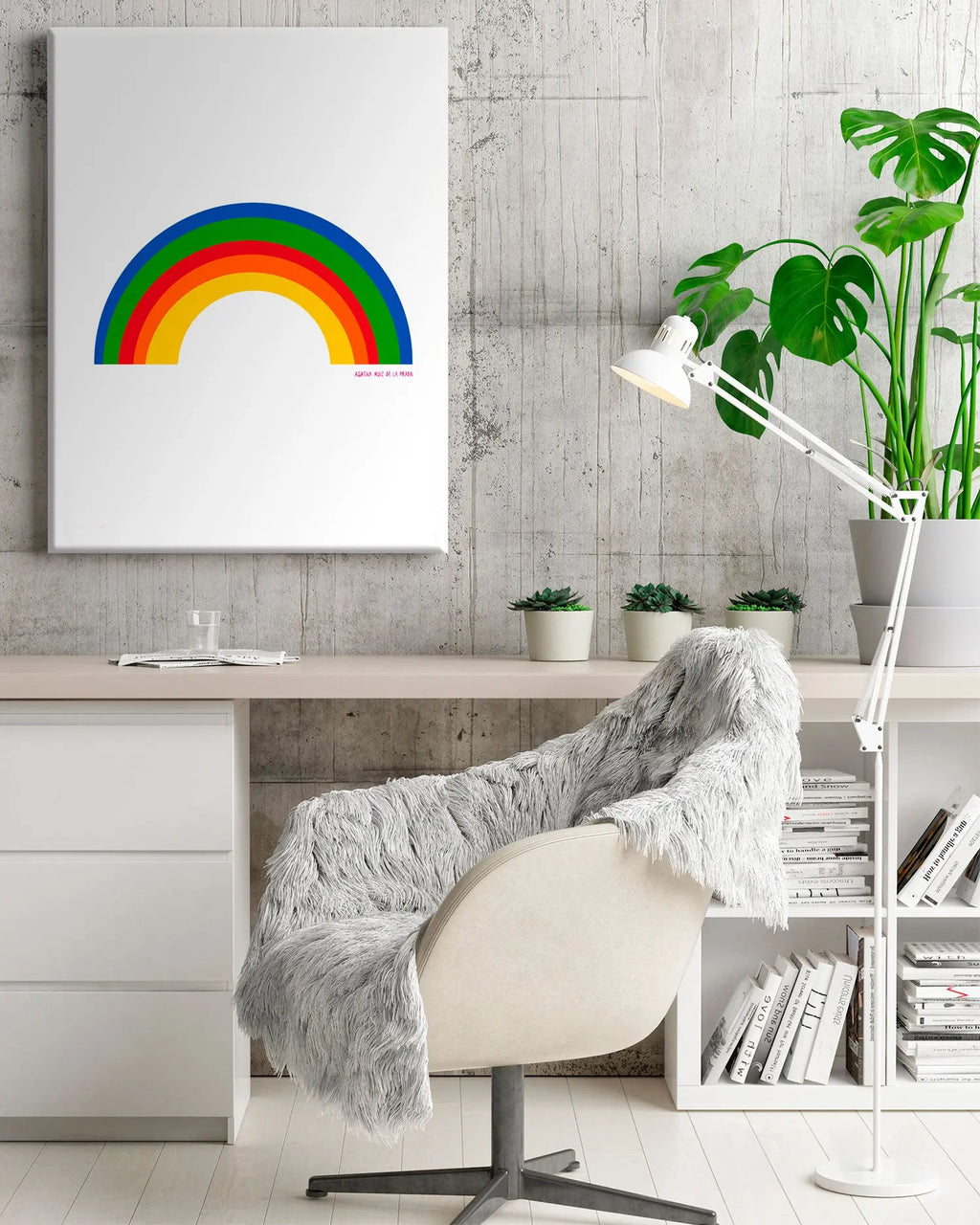 Cuadro Agatha Ruiz de la Prada Arcoíris freeshipping - Home and Living