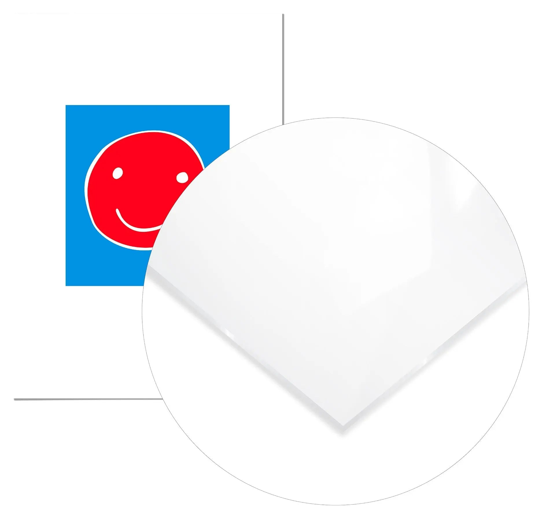 Cuadro Agatha Ruiz de la Prada Carita Feliz Home & Living MetacrilatoEnmarcado70x100cm