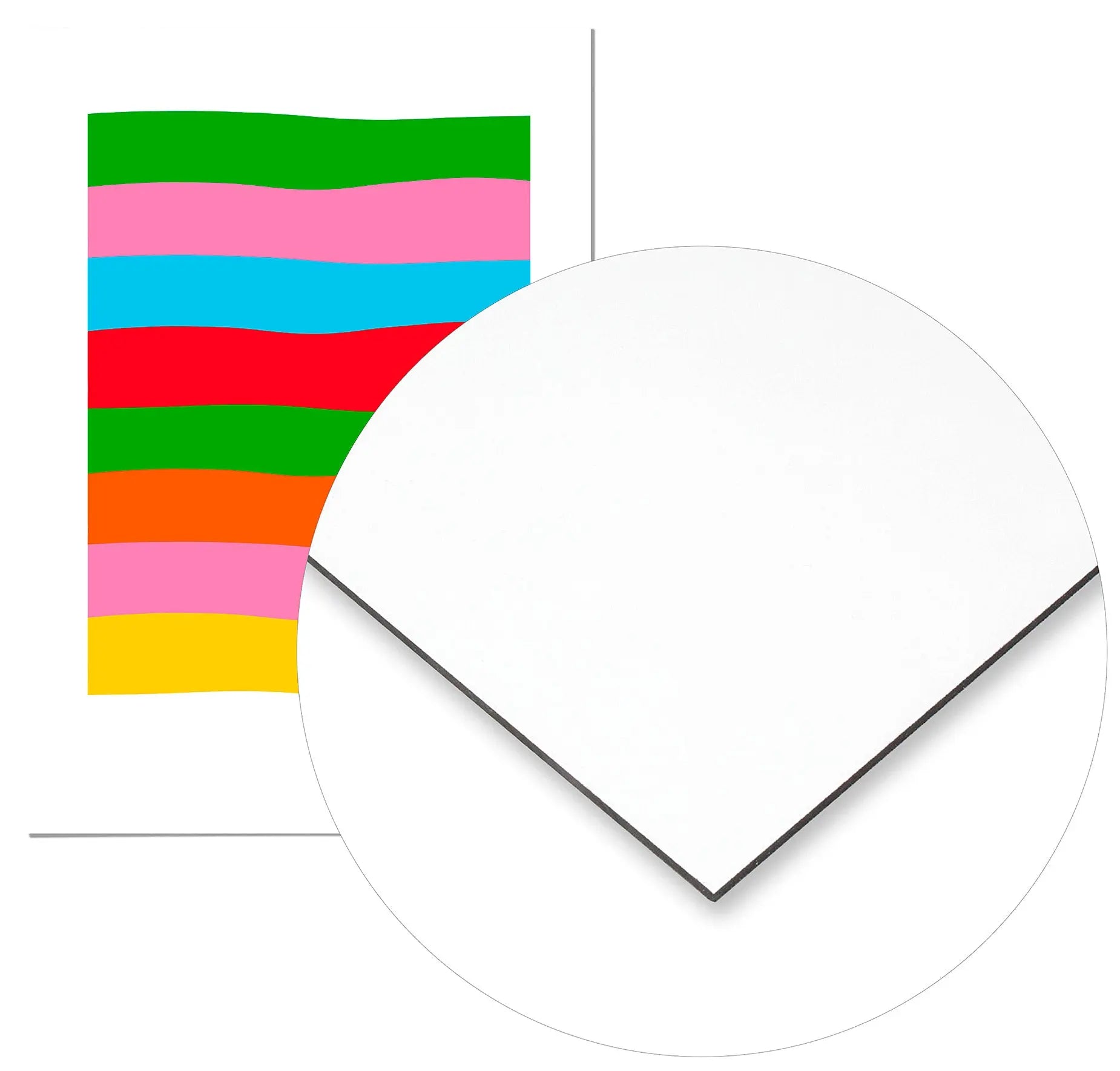 Cuadro Agatha Ruiz de la Prada Colores Líneas Home & Living Metal70x100cm