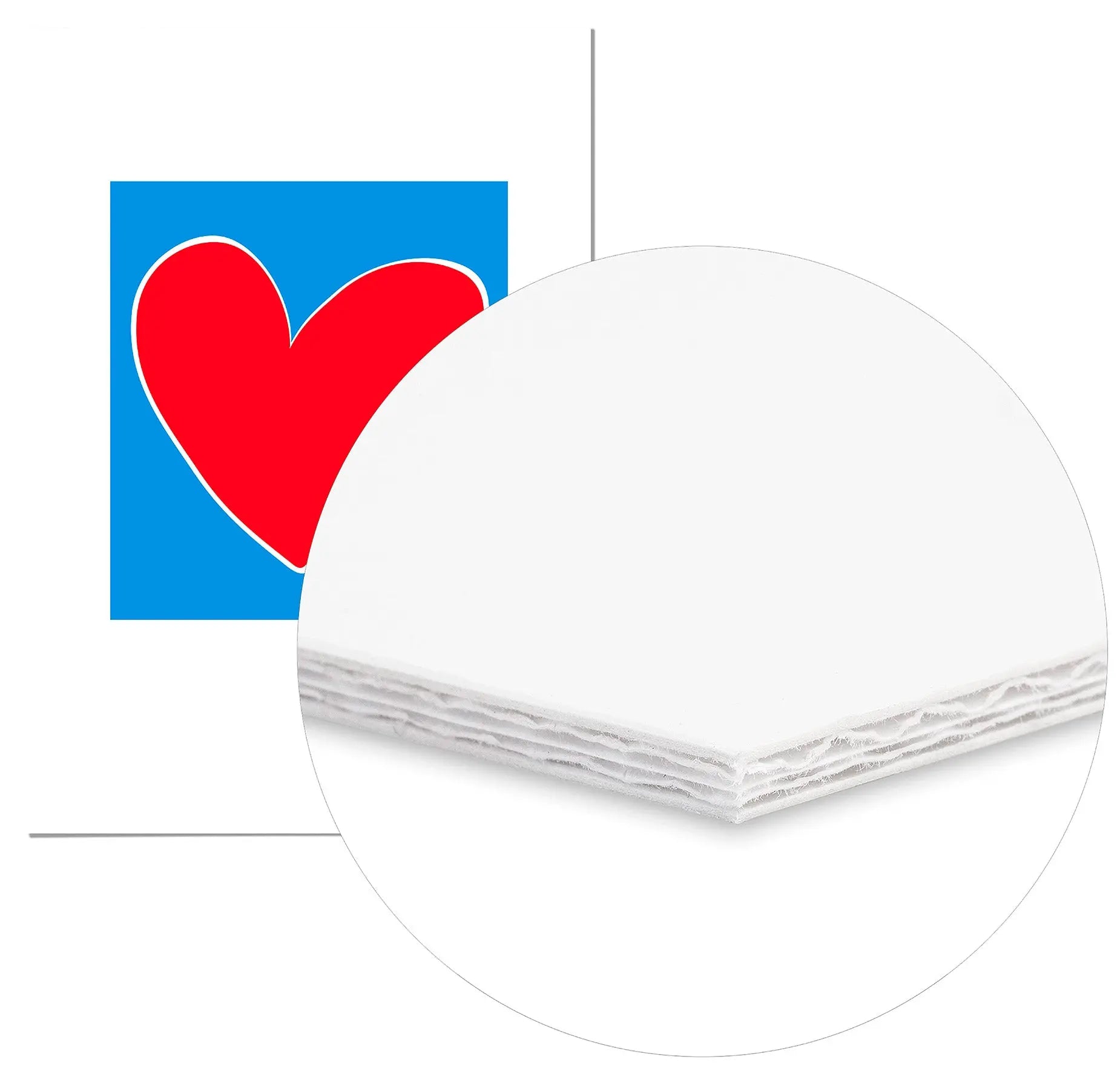 Cuadro Agatha Ruiz de la Prada Corazón Fondo Azul freeshipping - Home and Living