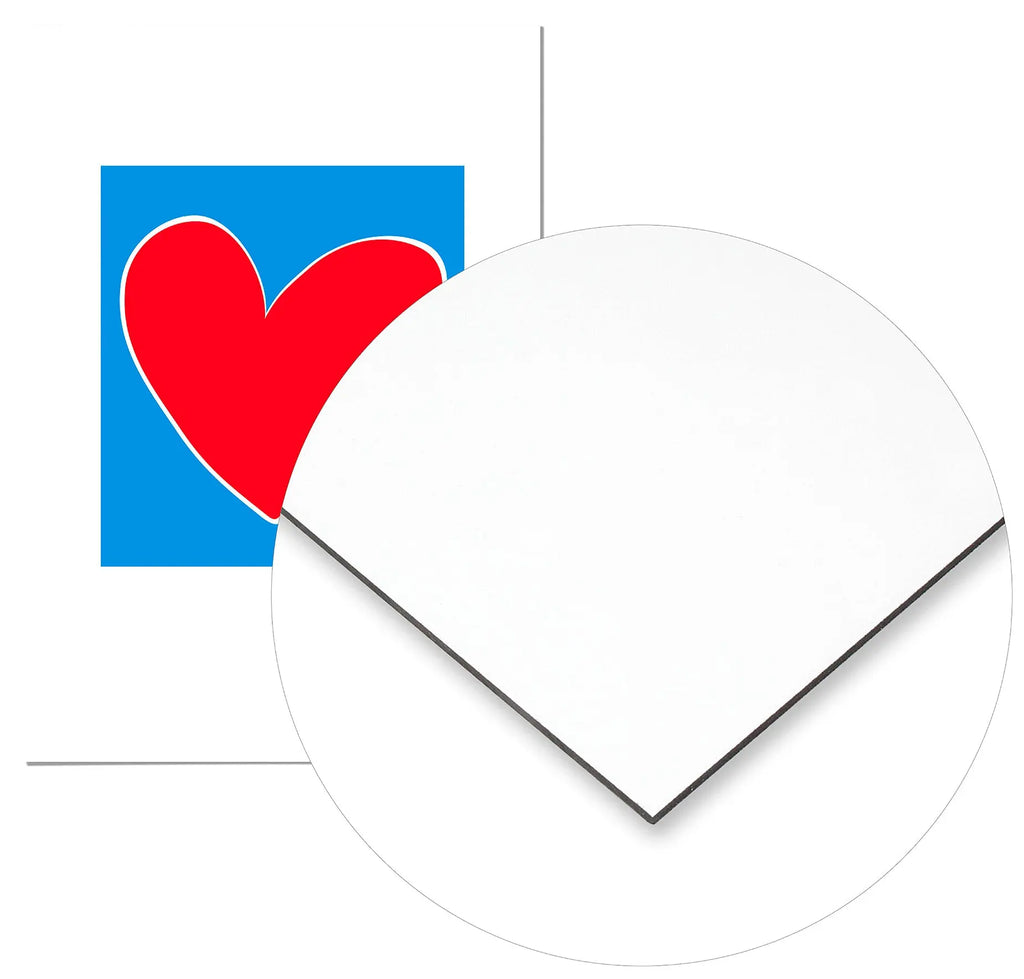 Cuadro Agatha Ruiz de la Prada Corazón Fondo Azul Home & Living Metal70x100cm