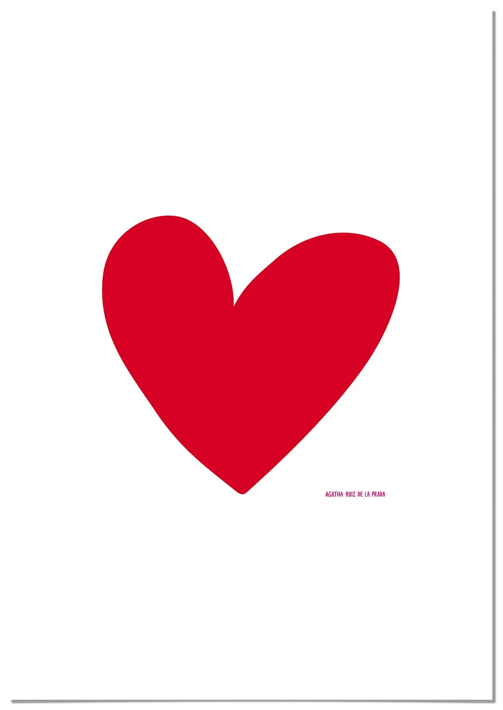 Cuadro Agatha Ruiz de la Prada Corazón freeshipping - Home and Living