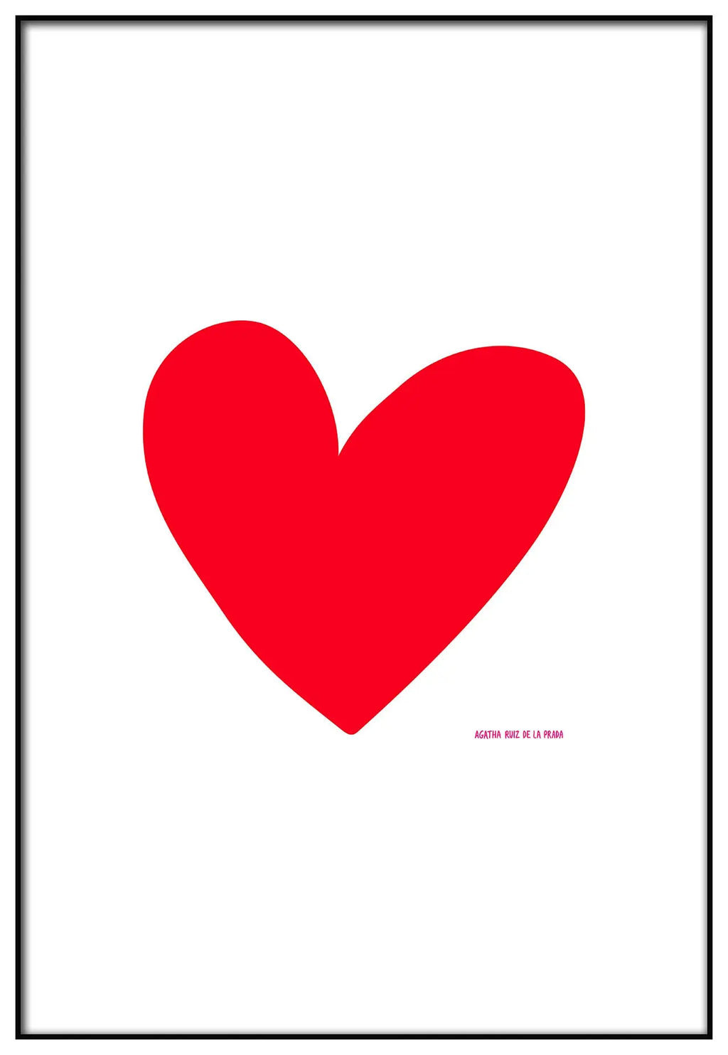 Cuadro Agatha Ruiz de la Prada Corazón freeshipping - Home and Living