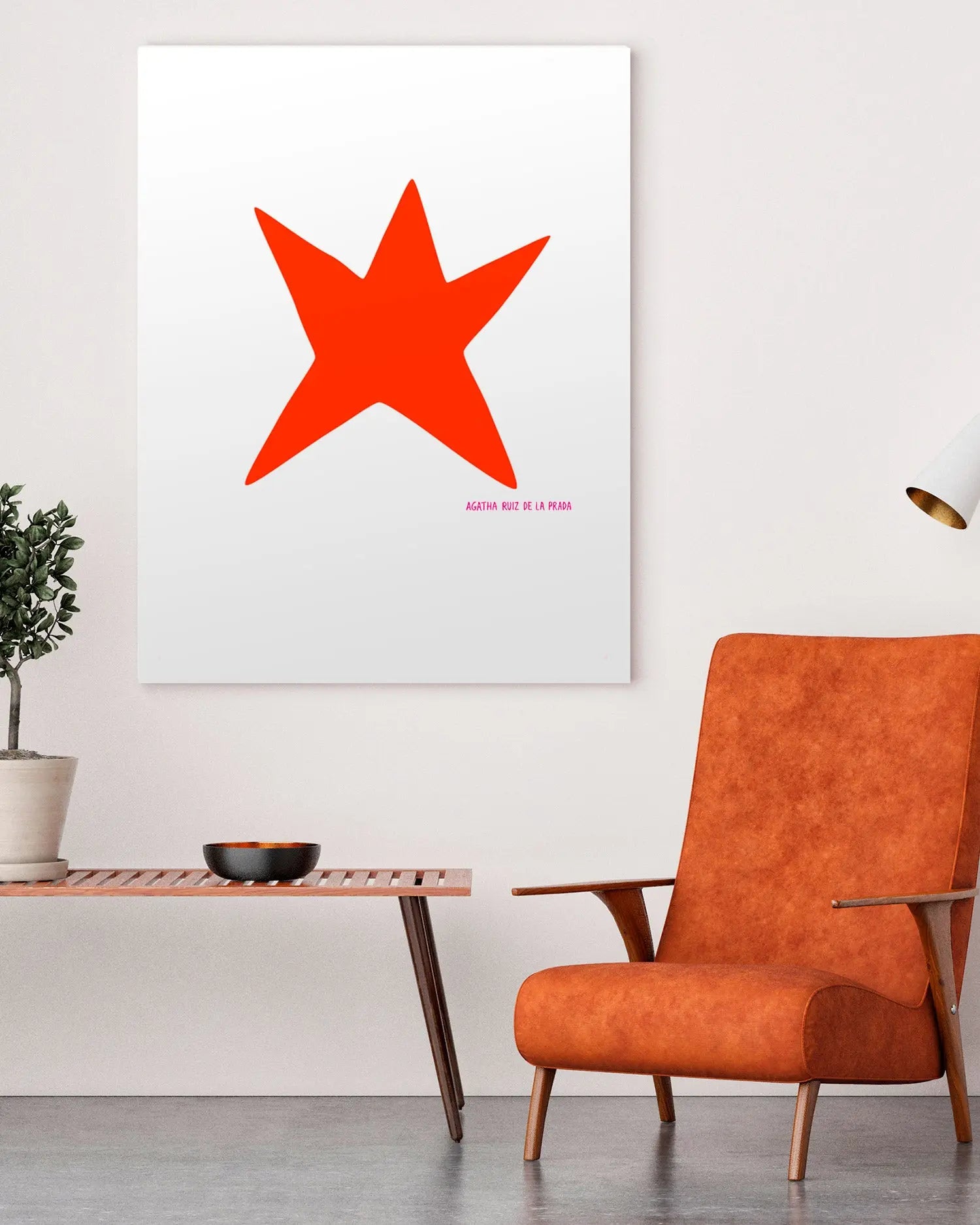 Cuadro Agatha Ruiz de la Prada Estrella freeshipping - Home and Living