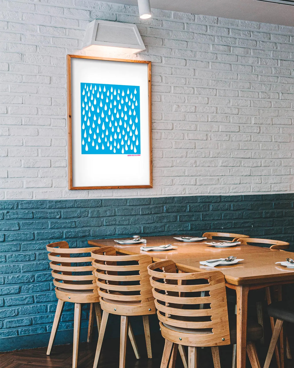 Cuadro Agatha Ruiz de la Prada Lluvia freeshipping - Home and Living