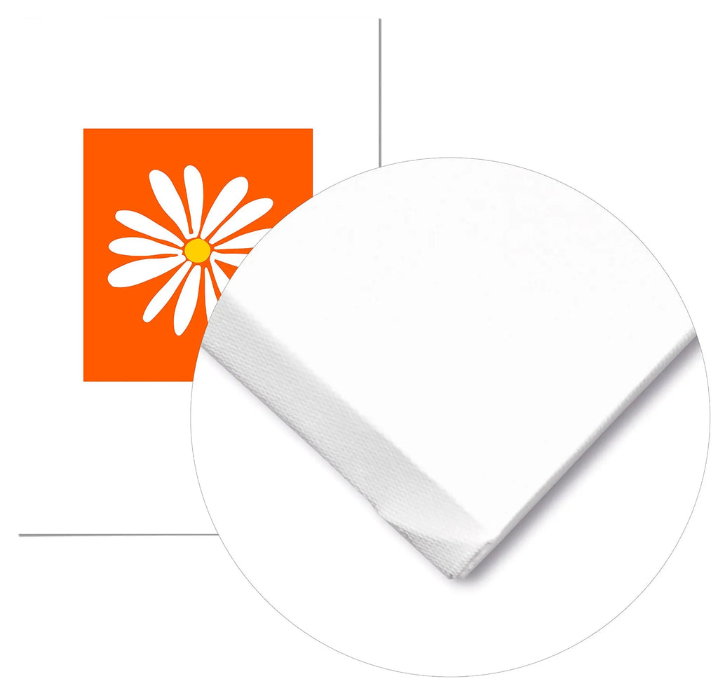 Cuadro Agatha Ruiz de la Prada Margarita Fondo Naranja freeshipping - Home and Living