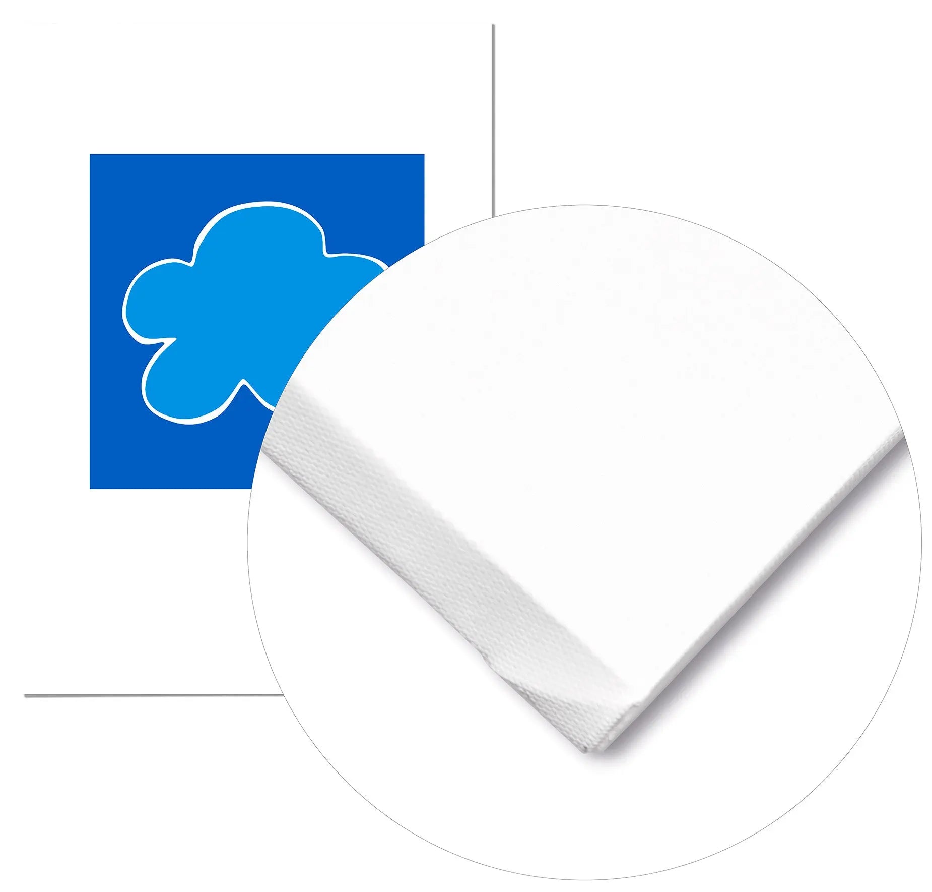 Cuadro Agatha Ruiz de la Prada Nube Fondo Azul Home & Living Lienzo70x100cm