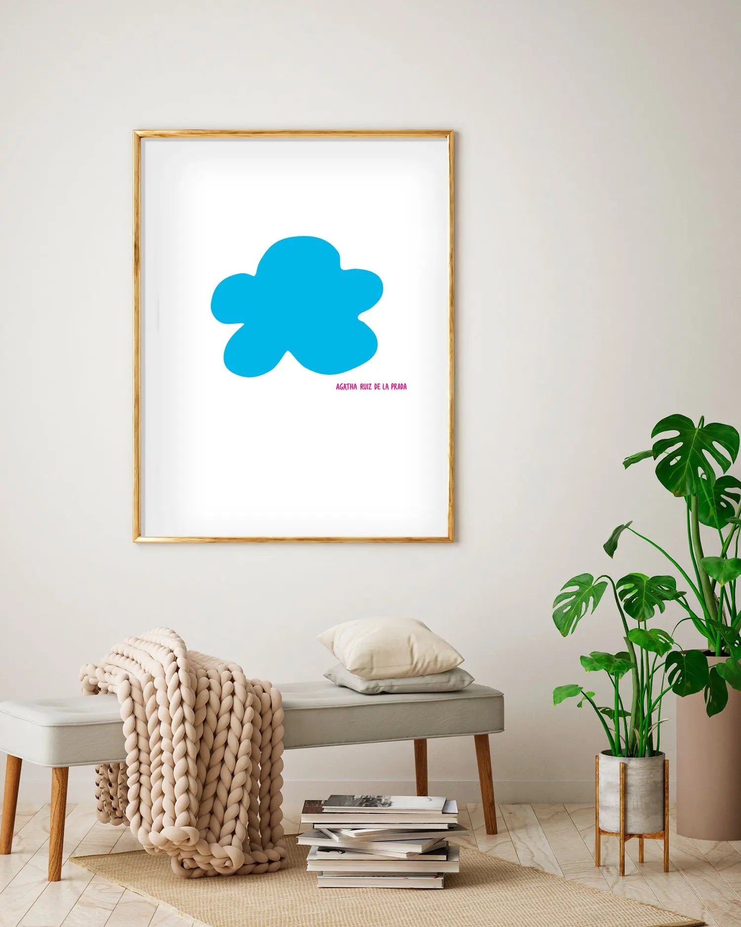 Cuadro Agatha Ruiz de la Prada Nube freeshipping - Home and Living