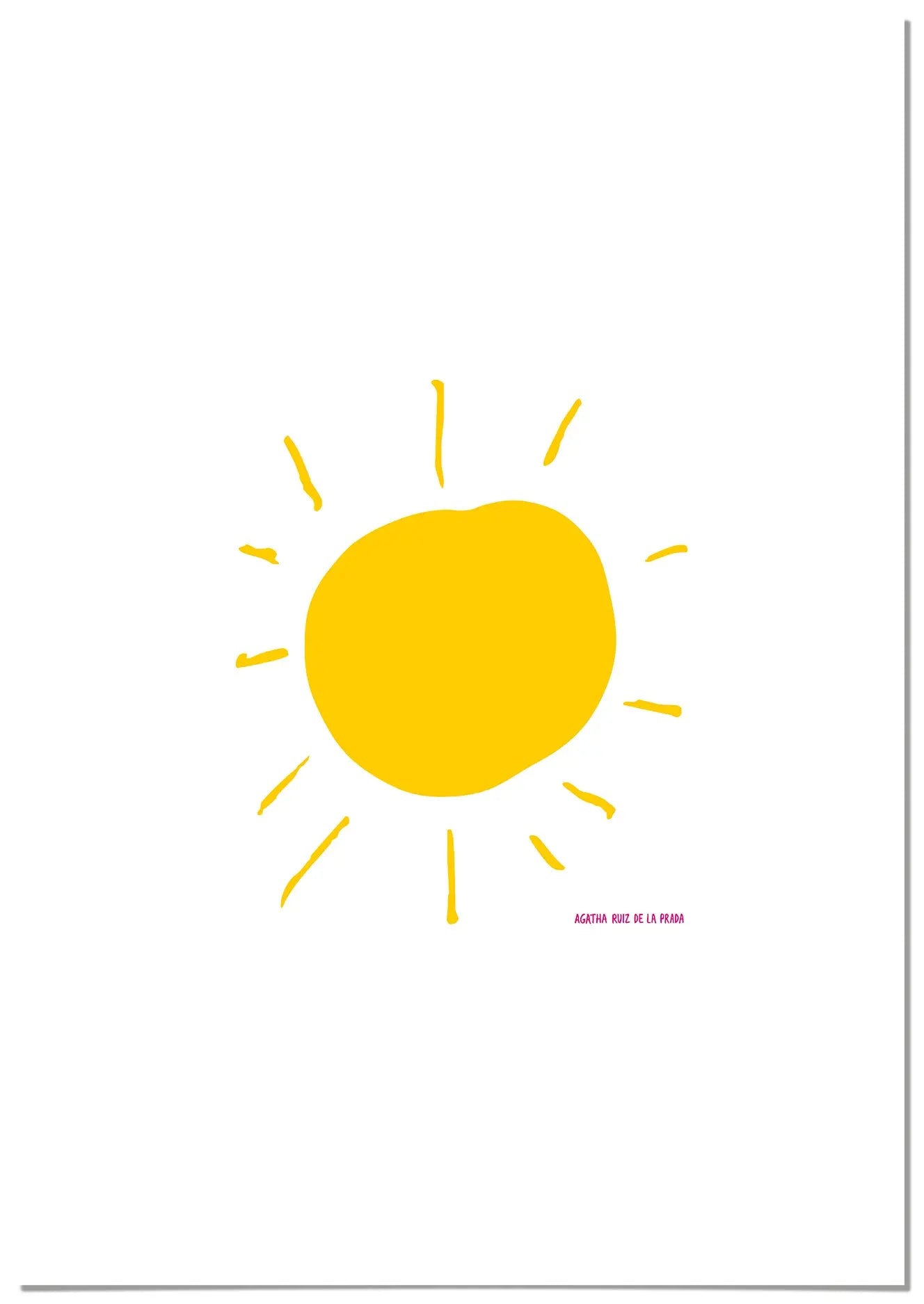 Cuadro Agatha Ruiz de la Prada Sol freeshipping - Home and Living