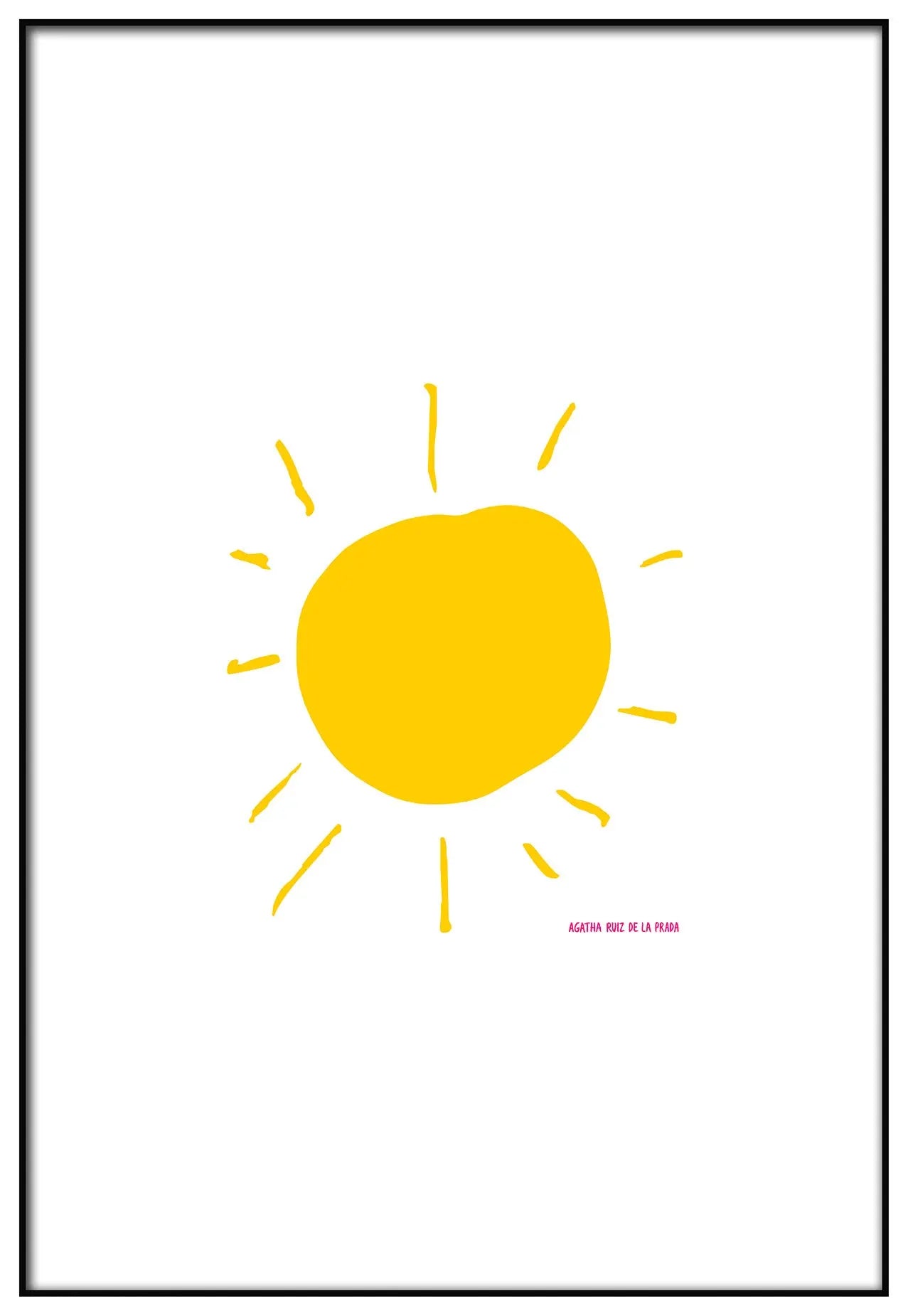 Cuadro Agatha Ruiz de la Prada Sol freeshipping - Home and Living