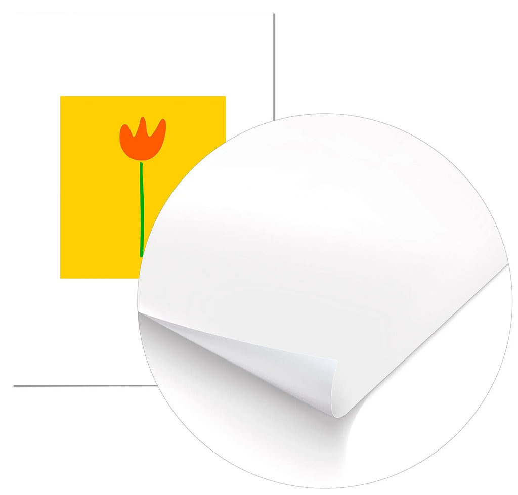Cuadro Agatha Ruiz de la Prada Tulipán Fondo Amarillo Home & Living Póster70x100cm