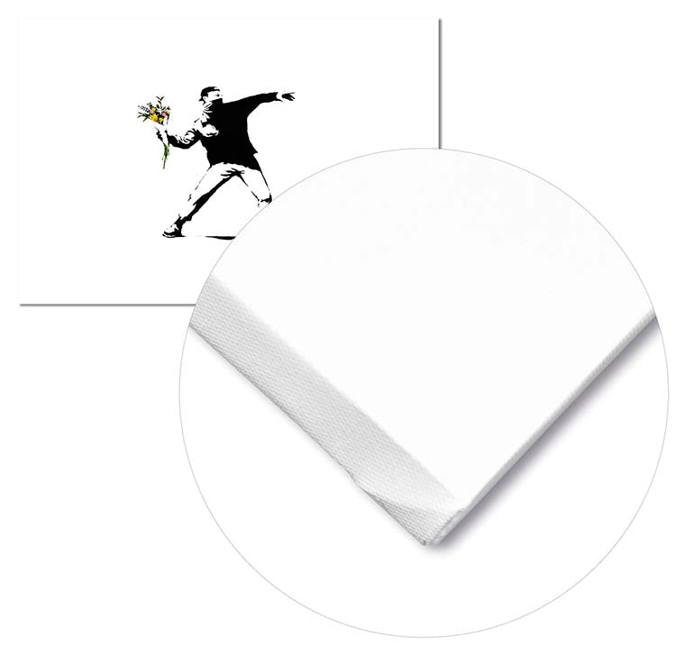 Cuadro Banksy Lanzador de Flores Home & Living 