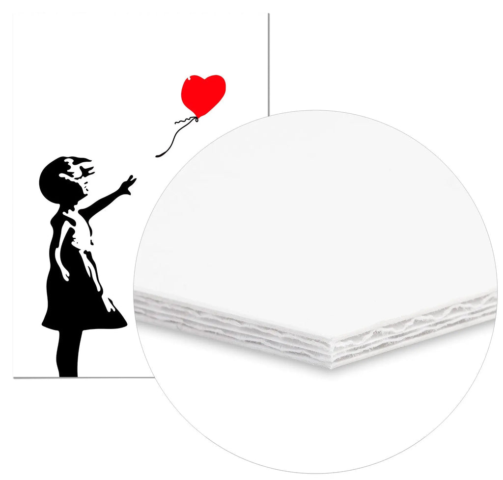 Cuadro Banksy Niña con Globo Home & Living CuadroEnmarcado70x100cm