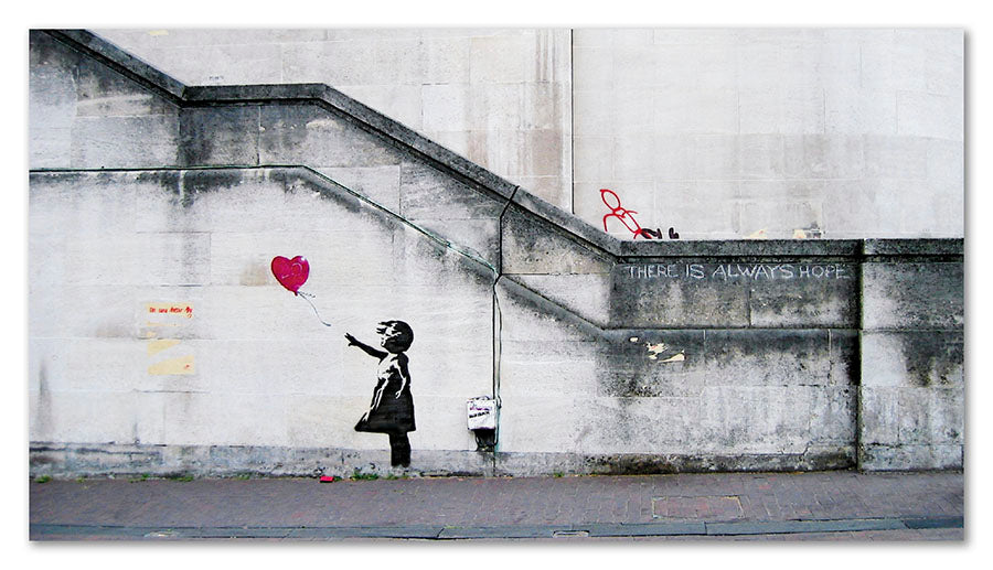 Cuadro Banksy Niña del Globo Home & Living 