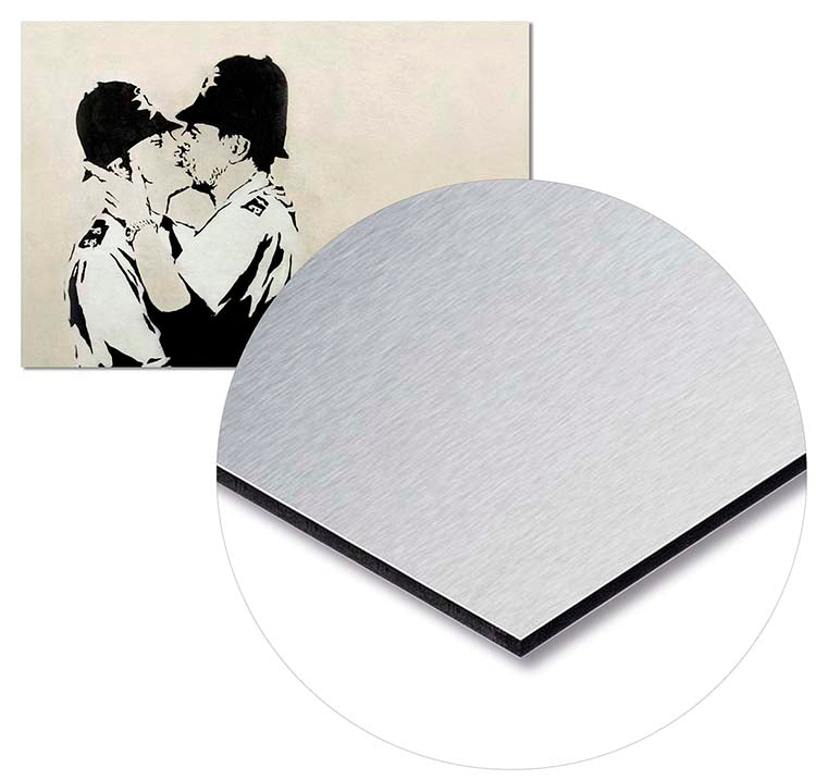 Cuadro Banksy Policías Besándose Home & Living 