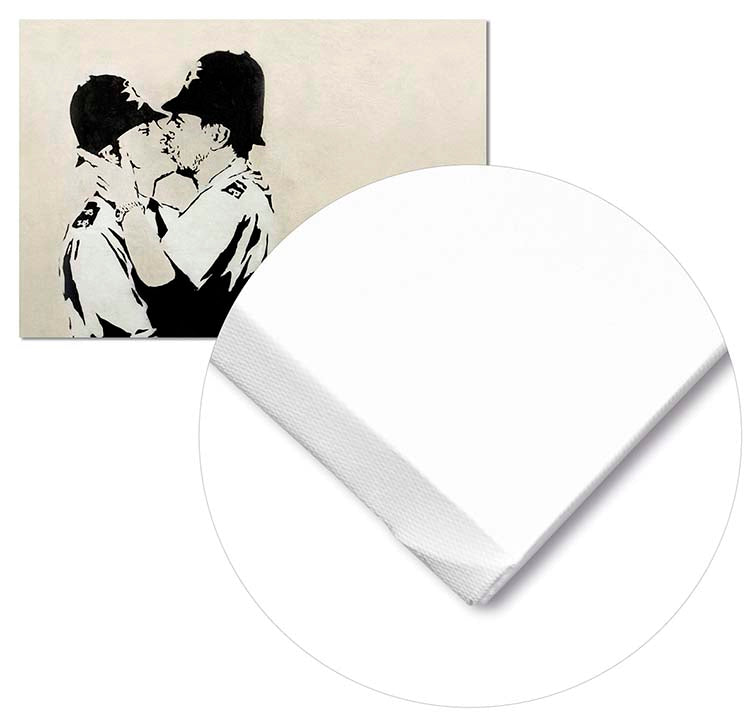 Cuadro Banksy Policías Besándose Home & Living 