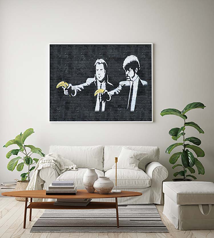 Cuadro Banksy Pulp Fiction Home & Living 